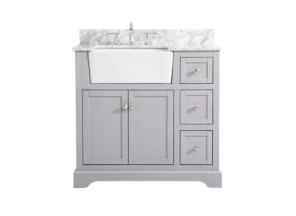 Elegant Lighting VF60236-BS Franklin 36″ – Grey