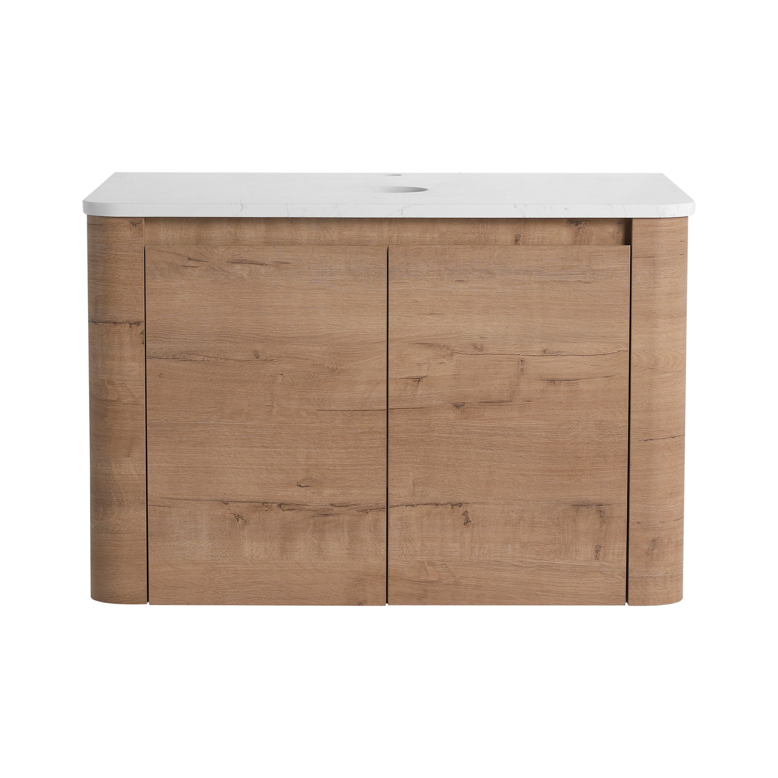 30″ Wood Floating Bathroom Vanity W/Soft-Close Door Cabinet Wall Mounted No Sink