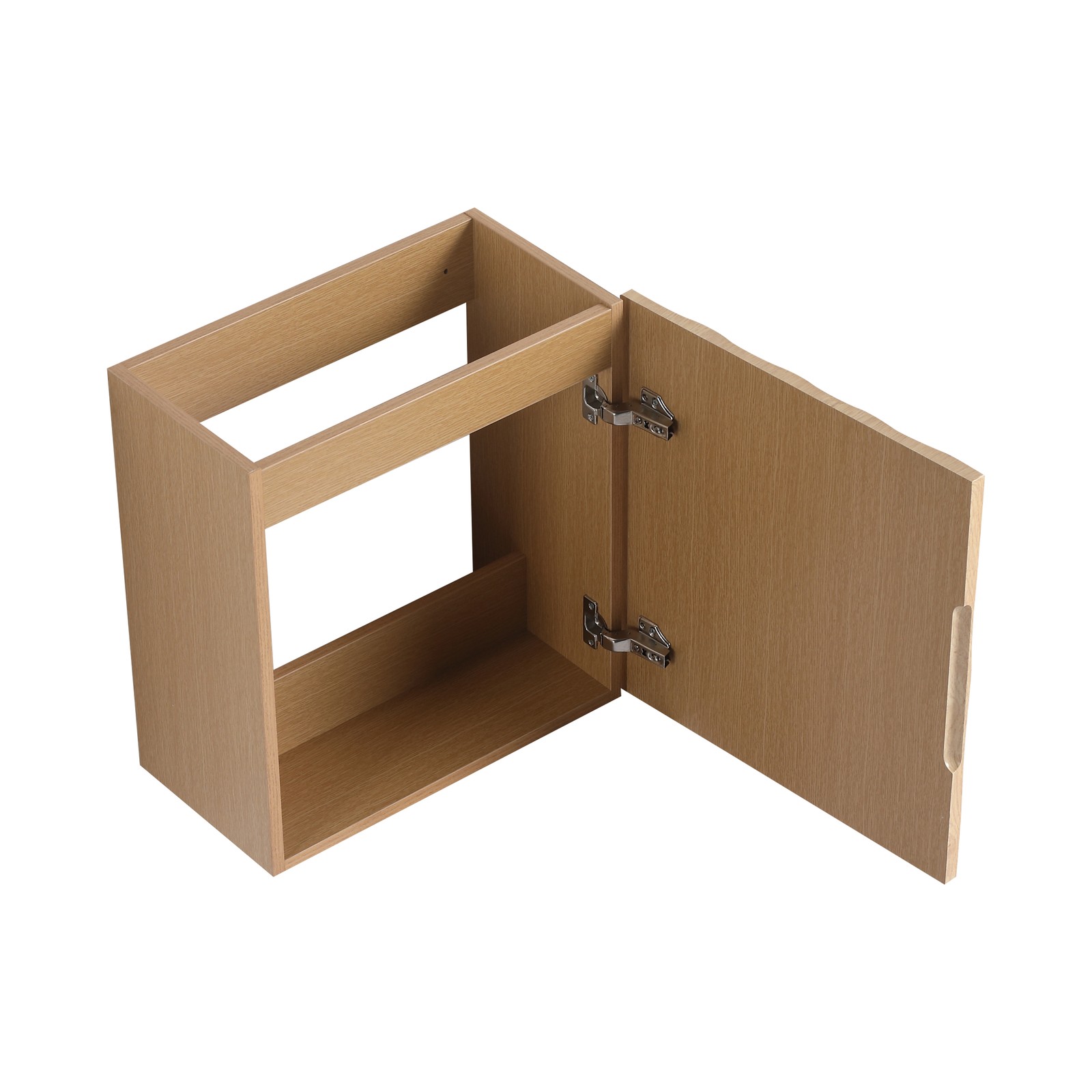 Wall-Mounted Bathroom Vanity w/Resin Sink, Storage Cabinet w/Soft Closed Door