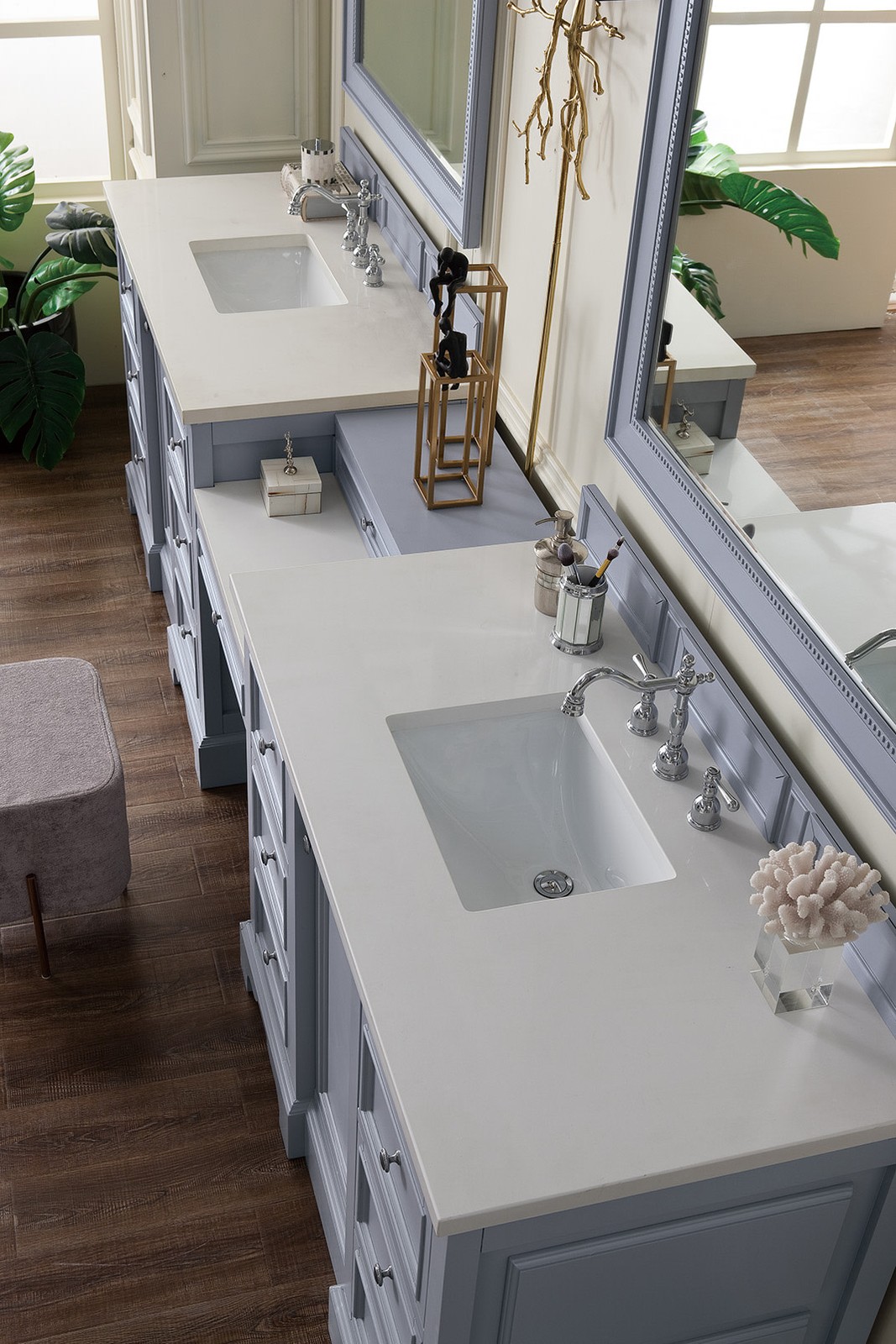 James Martin Vanities 825-V118-DU-WZ De Soto 118″ – White