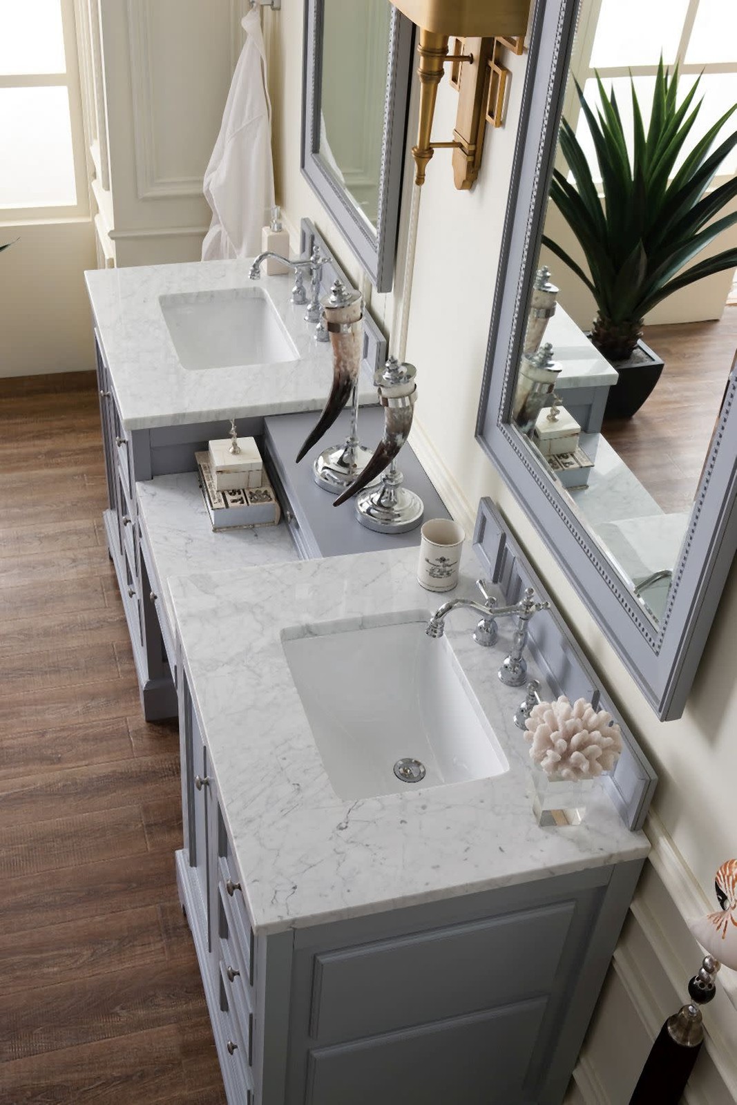 James Martin Vanities 825-V82-DU-CAR De Soto 82″ – White