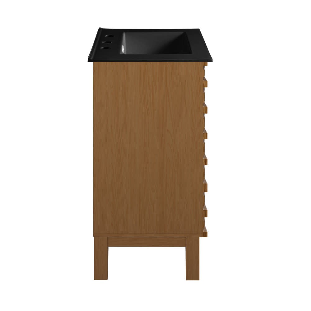 Swiss Madison SM-BV470-3 Cascade 24″ – White Oak / Matte Black