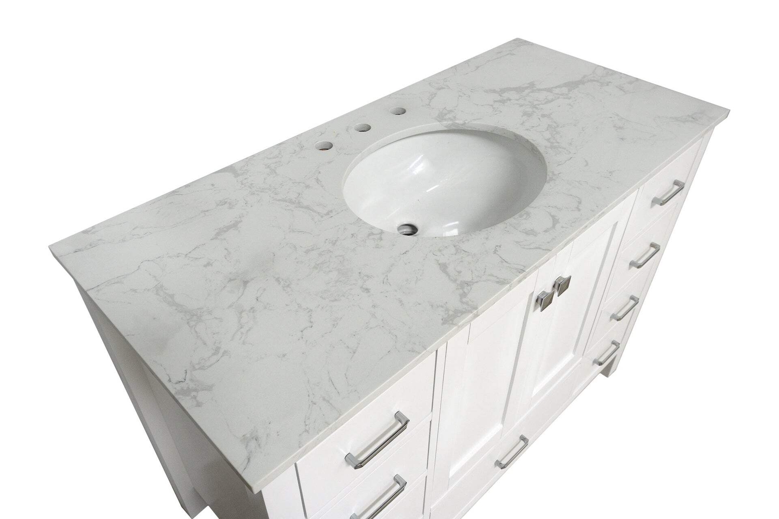 Horizon 48-inch Vanity with Engineered Carrara Top