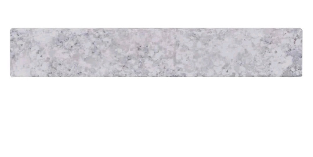 Home Decorators Collection 21 in. W Cultured Marble Vanity Sidesplash in Everest