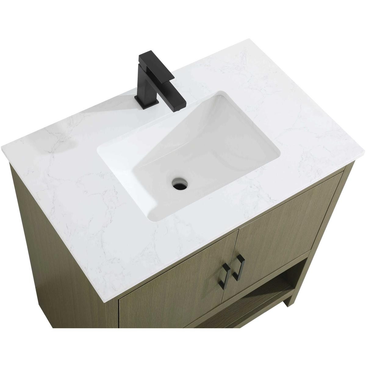 Elegant Lighting VF25230MCB Ira Vanity Chestnut Brown