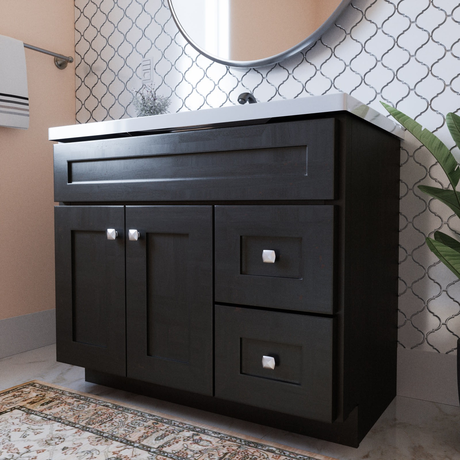 Design House 215731 Brookings 36″ Single – Brown