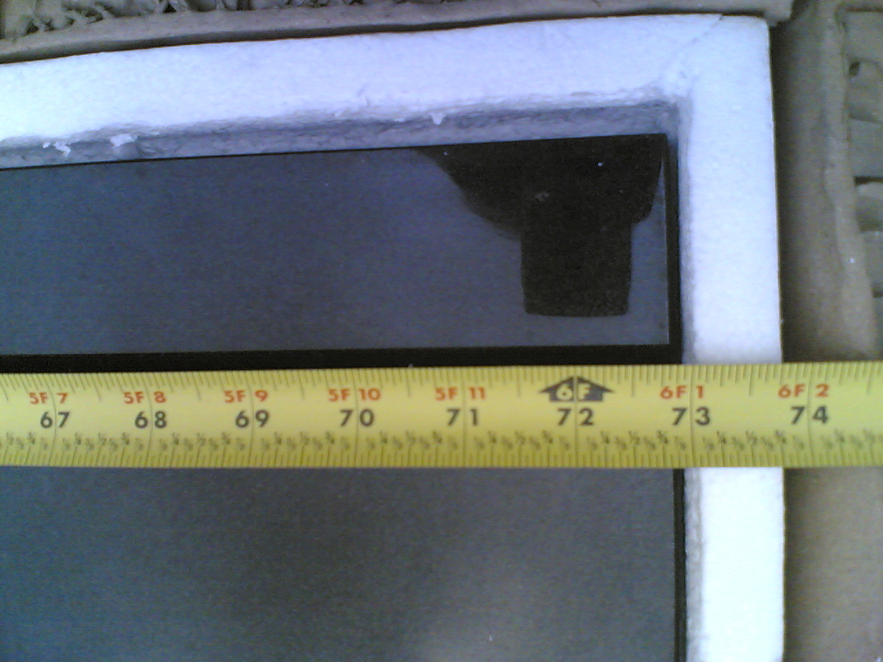 BRAND NEW ~ Elegant BLACK GRANITE Bathroom Double-Bowl Sink VANITY TOP (73 x 22)