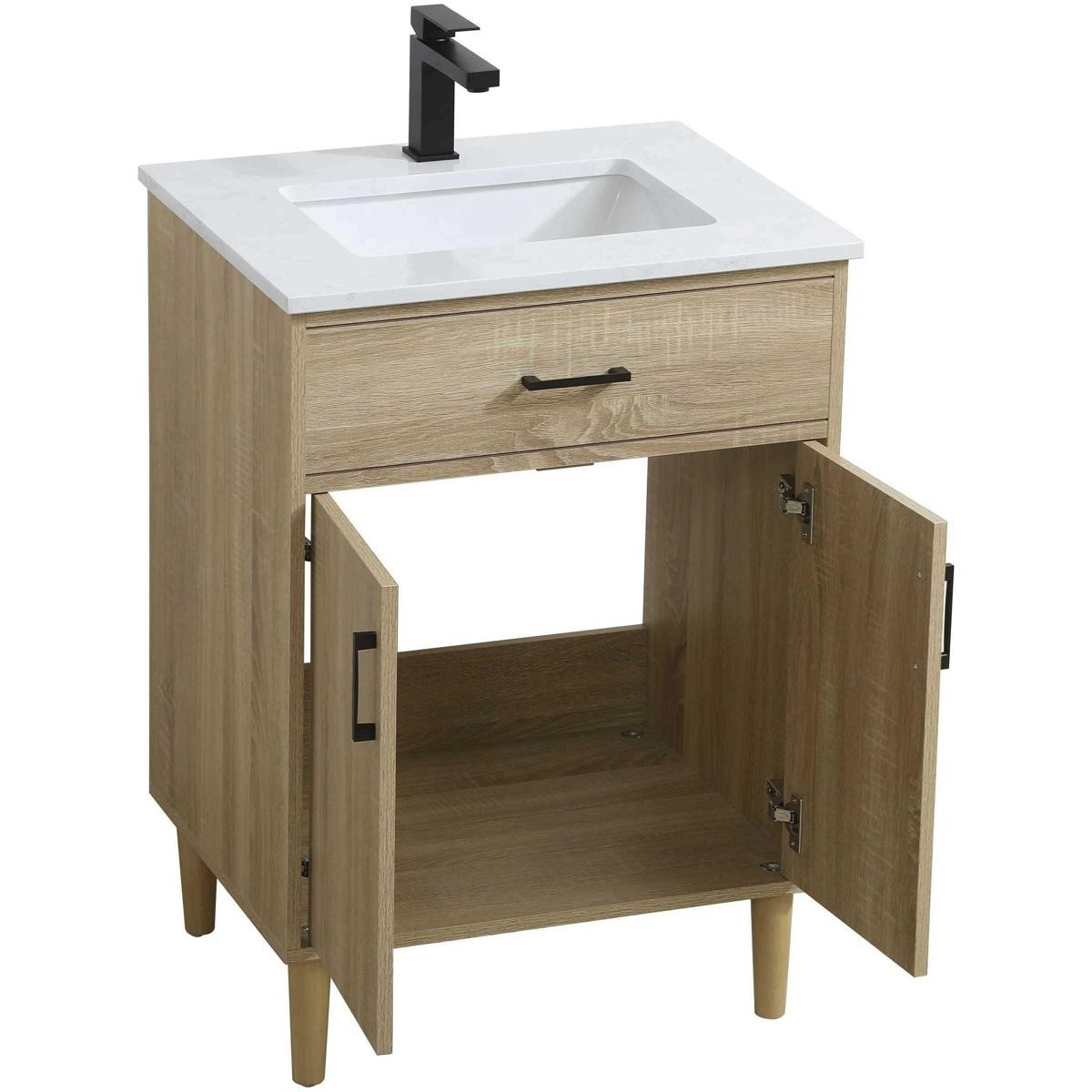 Elegant Lighting VF25024MW Chandler Vanity Mango Wood