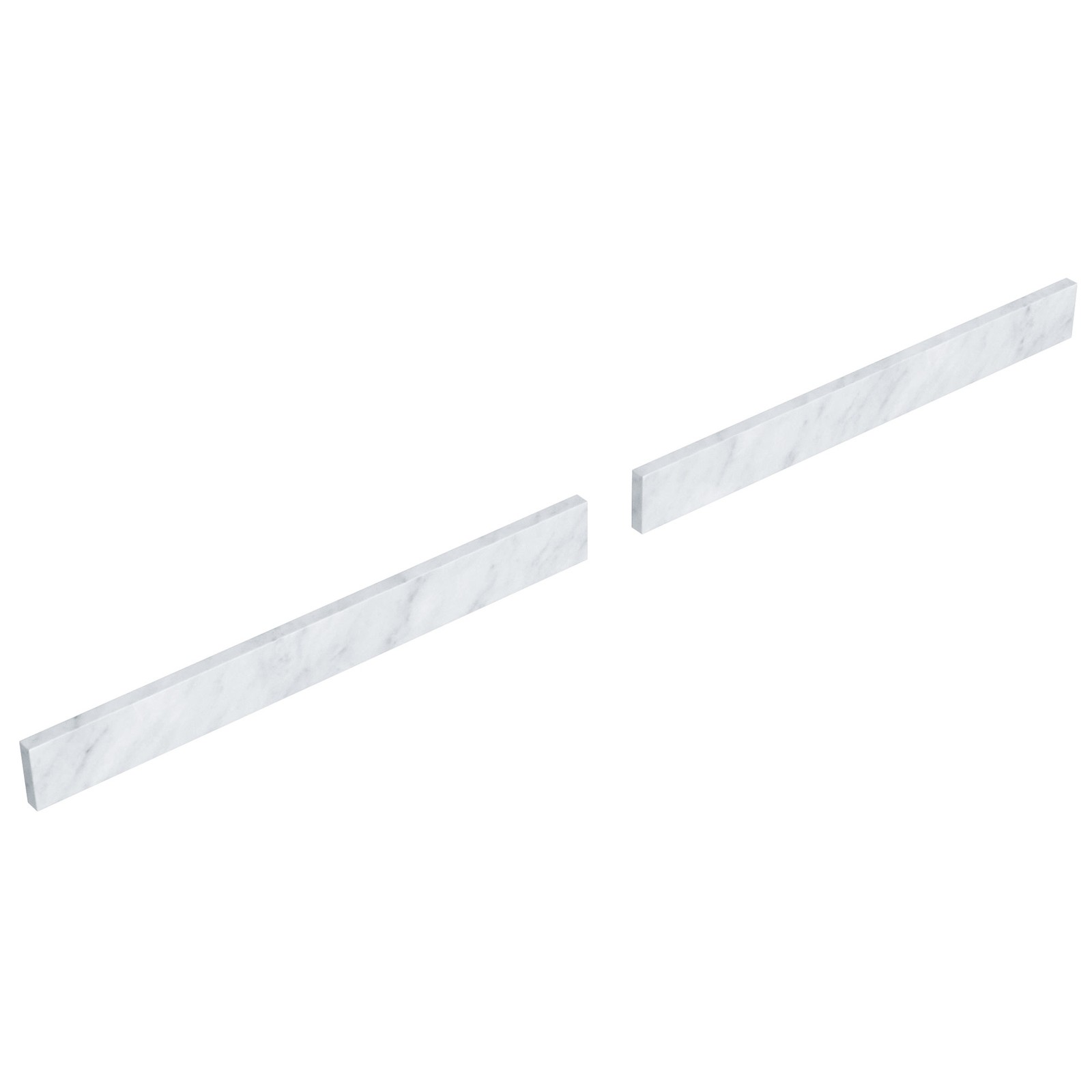 Wyndham Collection WCFVCA154BS 54″ x 3″ Backsplash – Carrara Cultured Marble