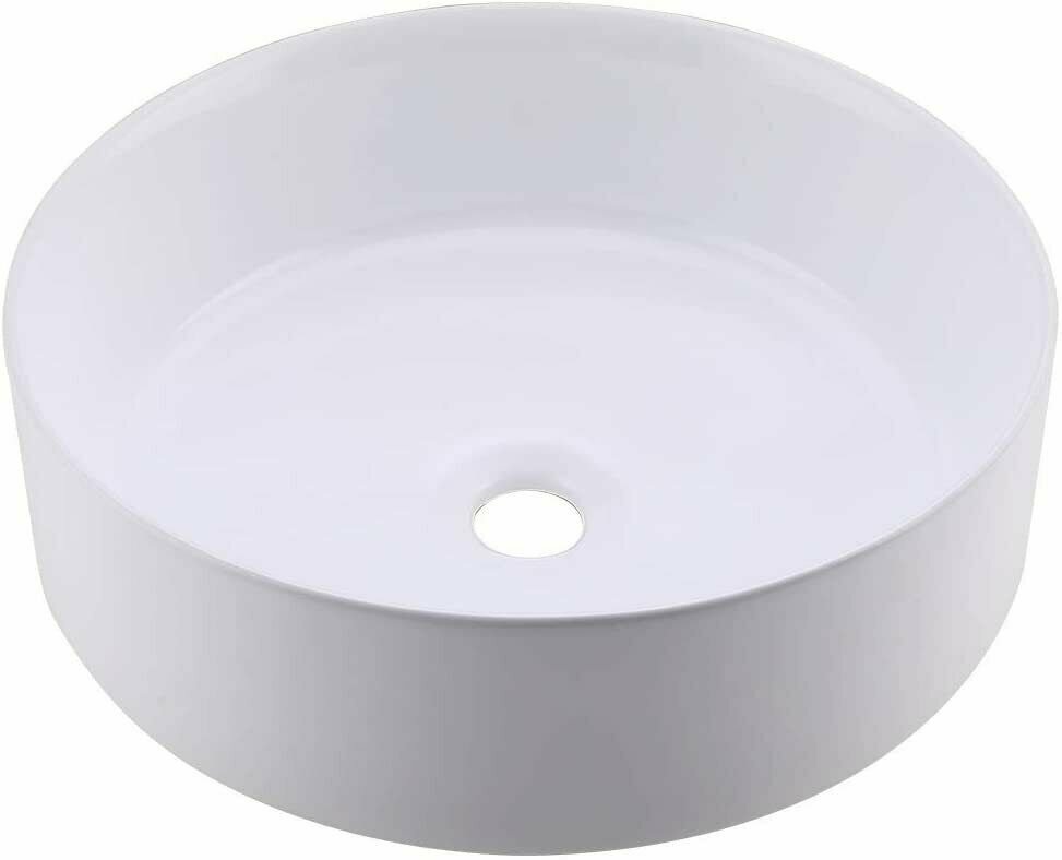 Boston 64″ Vanity + 2 Vessel sinks | Autumn Oak Wood White Crossbars | 64 X 35