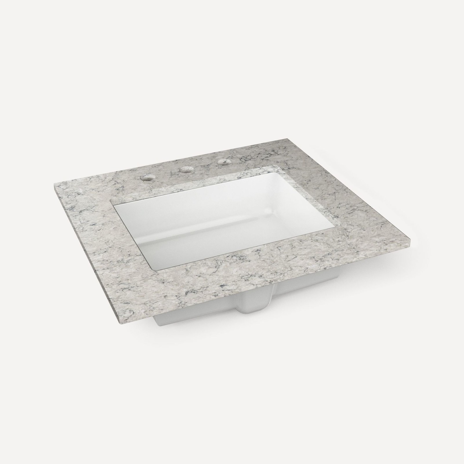 Robern TA24UCO-8CS1 Craft Series 24″ Quartz Vanity Top – White Zeus Extreme