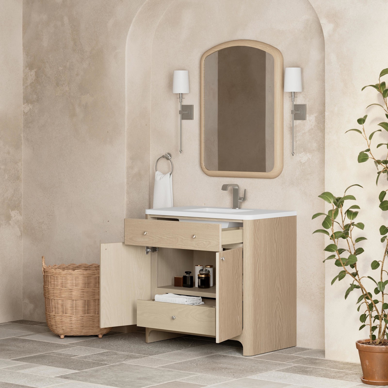 James Martin Vanities D125-V36-3WZ Gracyn 36″ – Sable