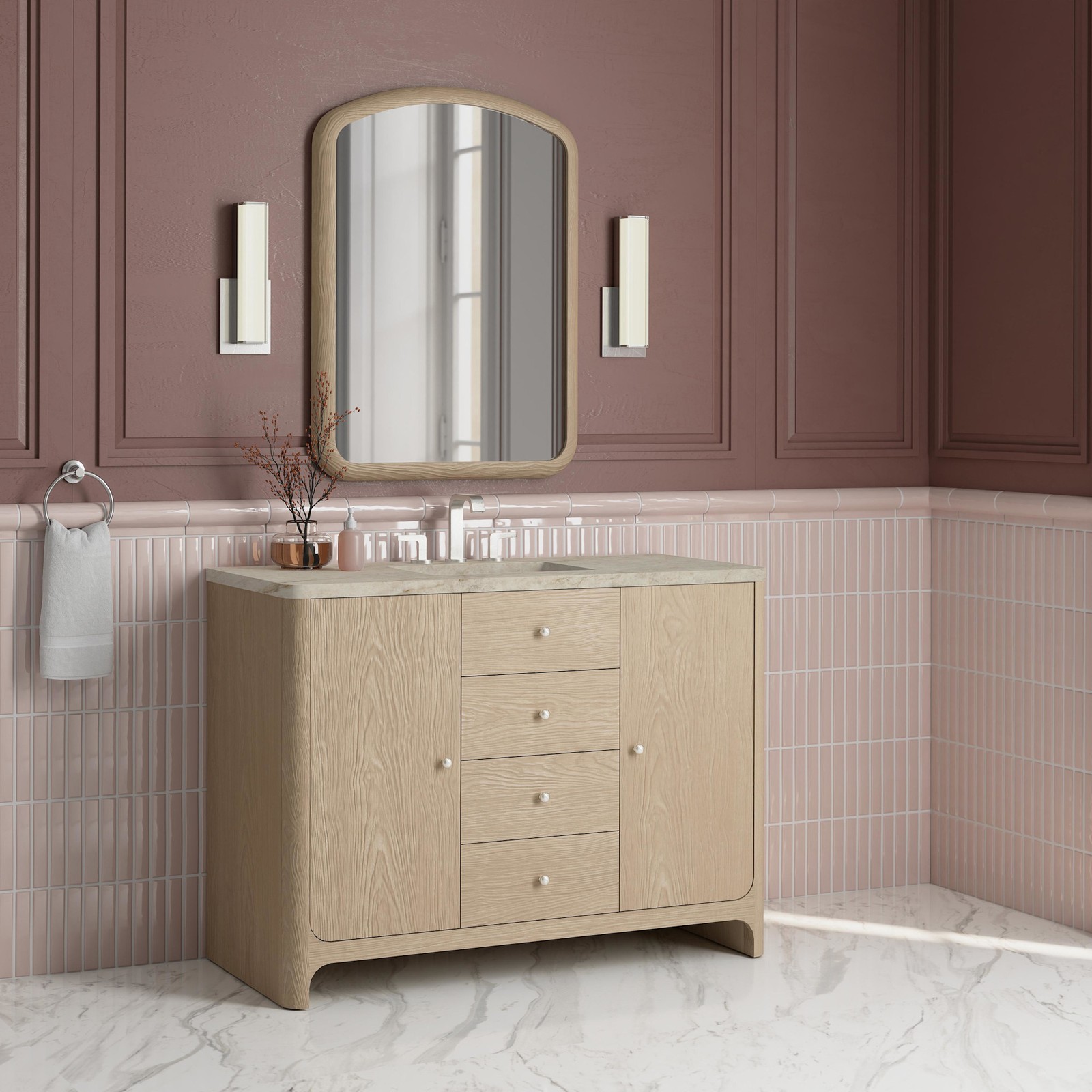 James Martin Vanities D125-V48-FTJR Gracyn 48″ – Coastal DriftWood
