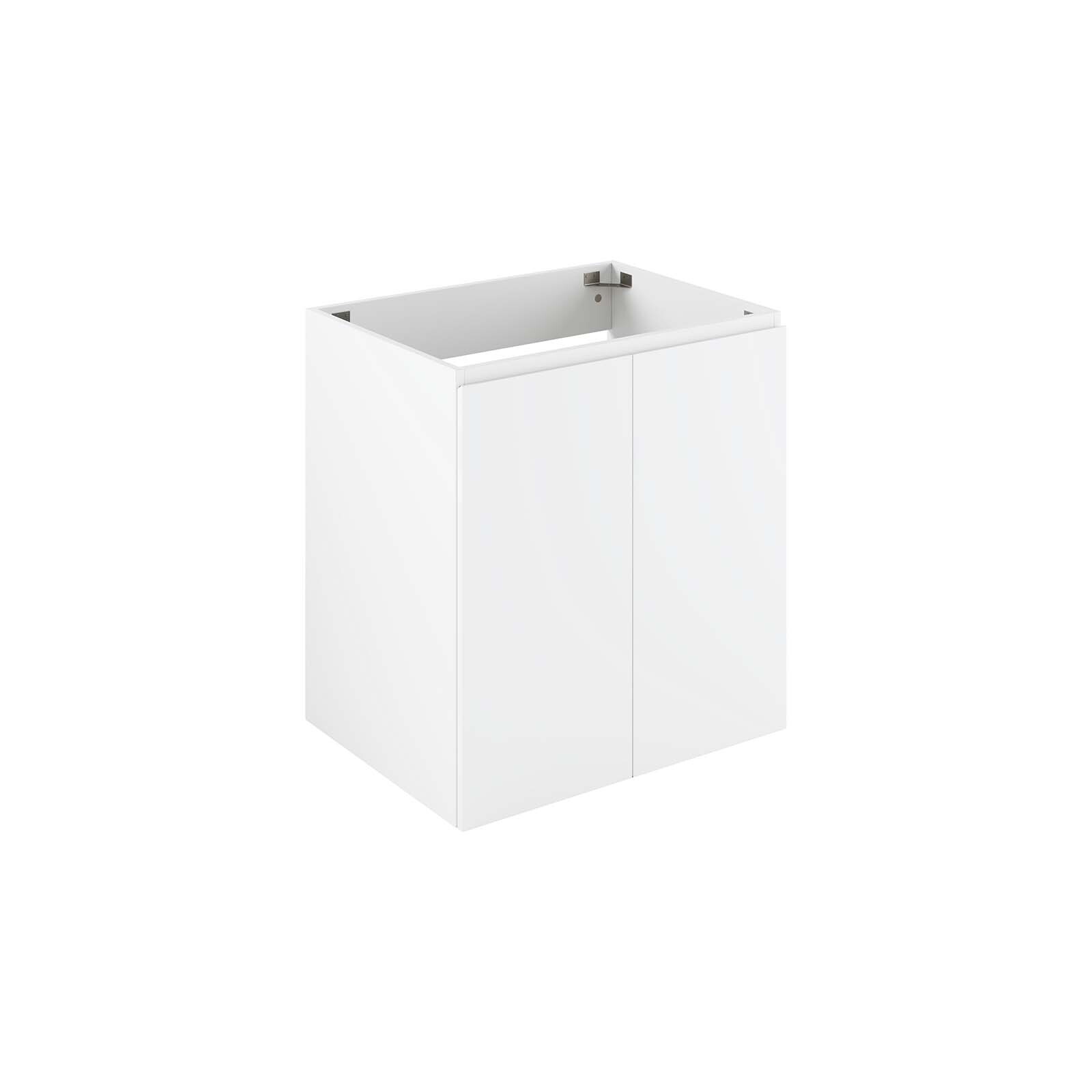 Modway Vitality 24″ Wall-Mount Bathroom Vanity in White