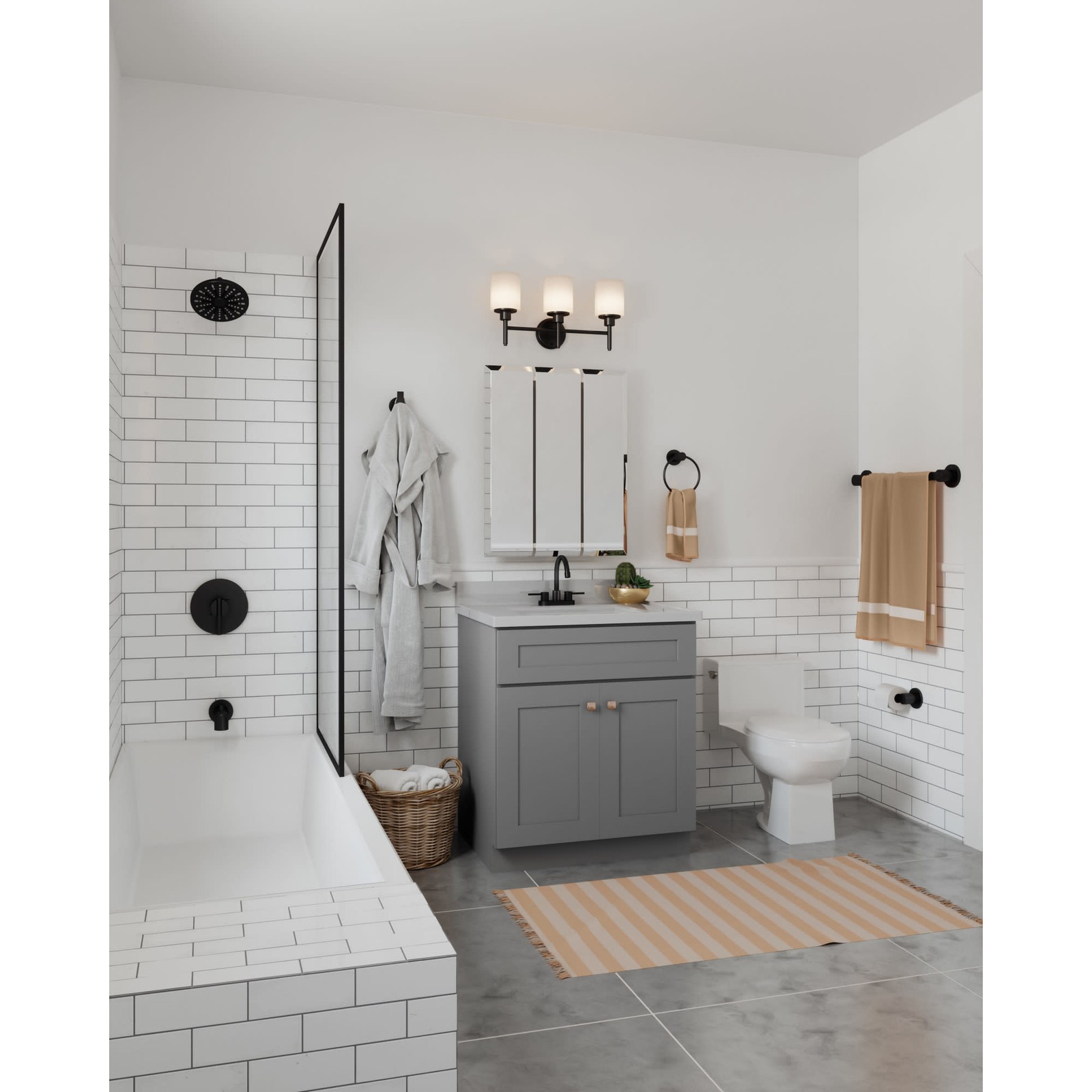 Design House 557629 Camilla I 25″ Cultured Marble Drop-In Vanity – White