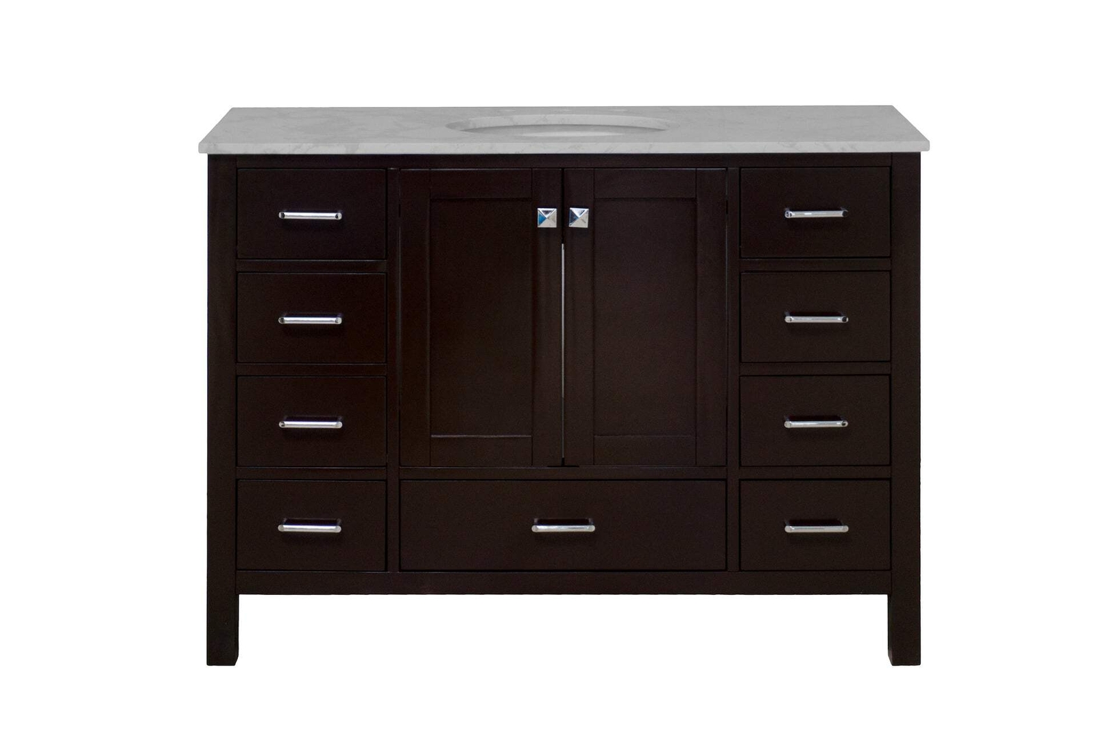 Horizon 48-inch Vanity with Engineered Carrara Top