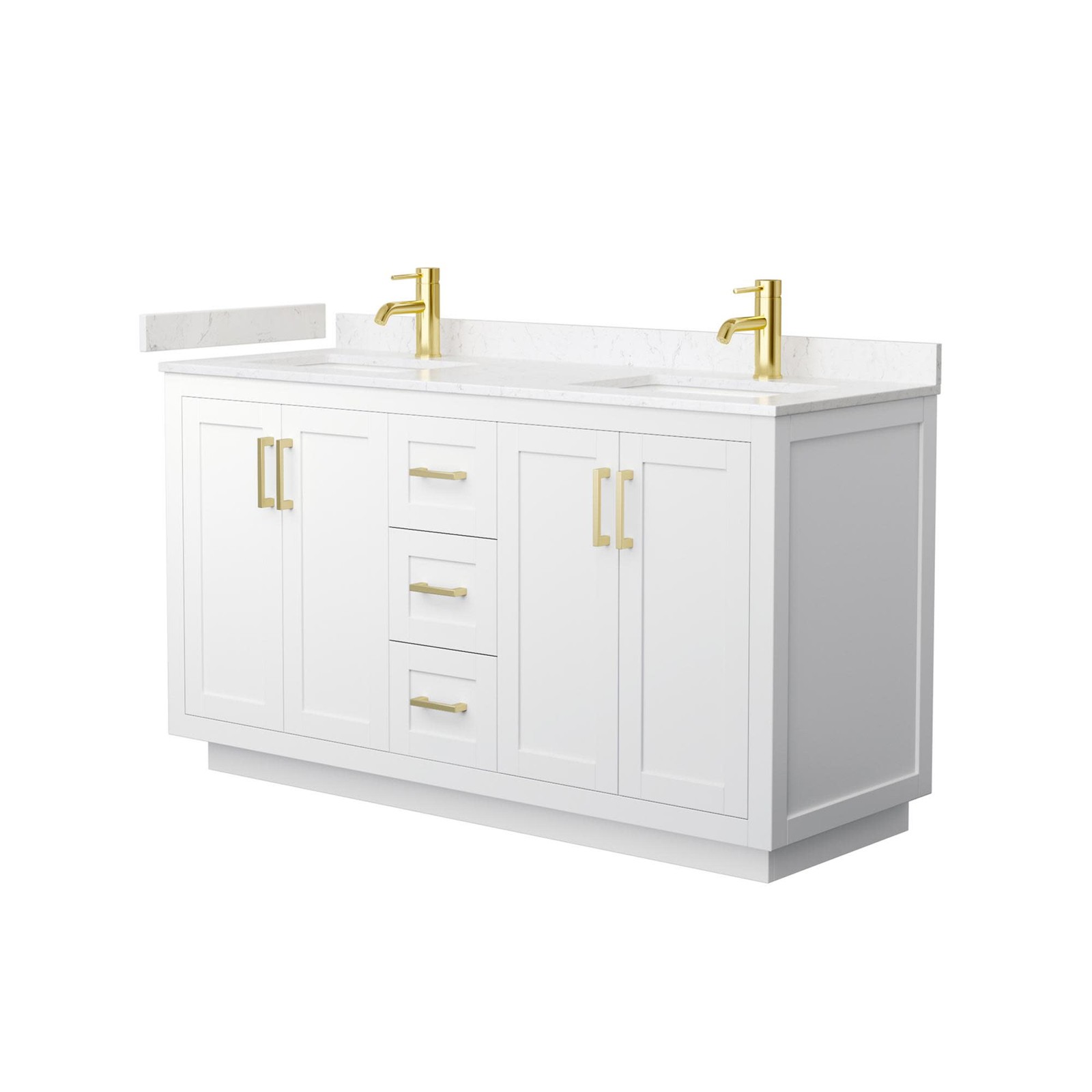 Wyndham Collection WCF2929-60D-VCA-MXX Miranda 60″ – Dark Gray / White Cultured