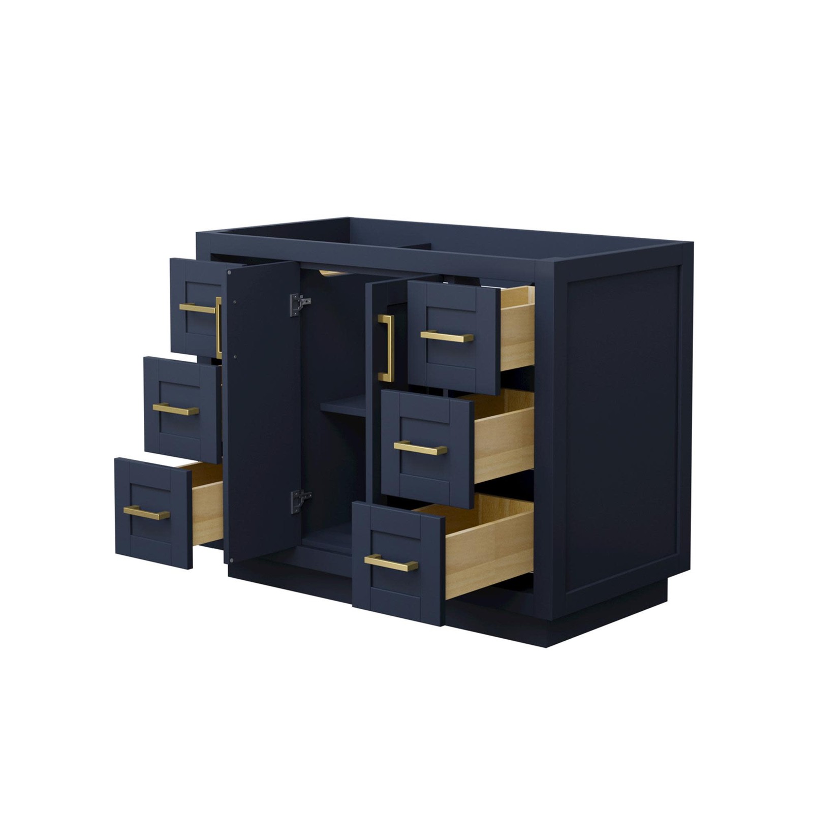 Wyndham Collection WCF2929-42S-CX-MXX Miranda 42″ Single – Green / Brushed Gold