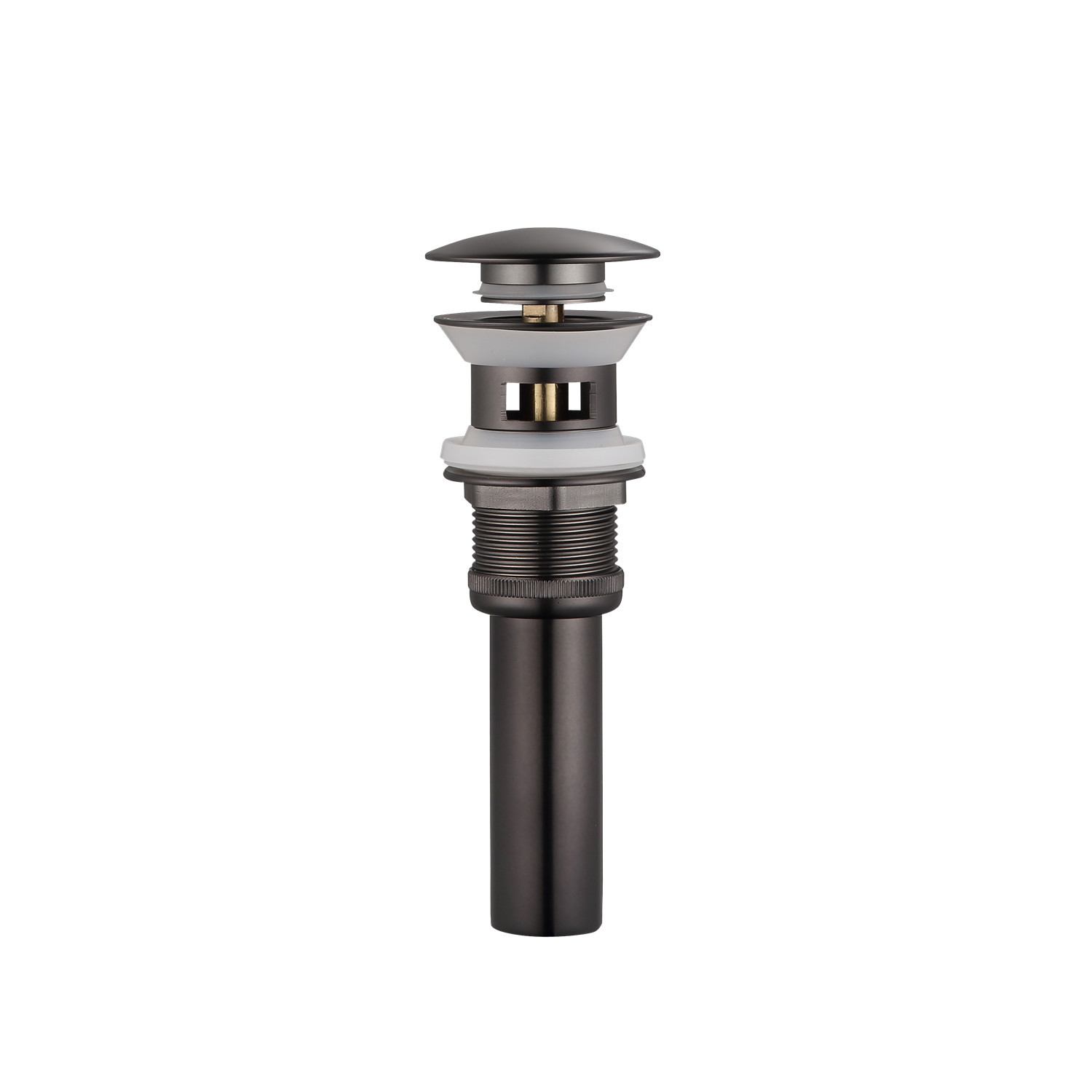 Bathroom Faucet Vessel Vanity Sink Pop Up Drain Stopper with Overflow Brass Body