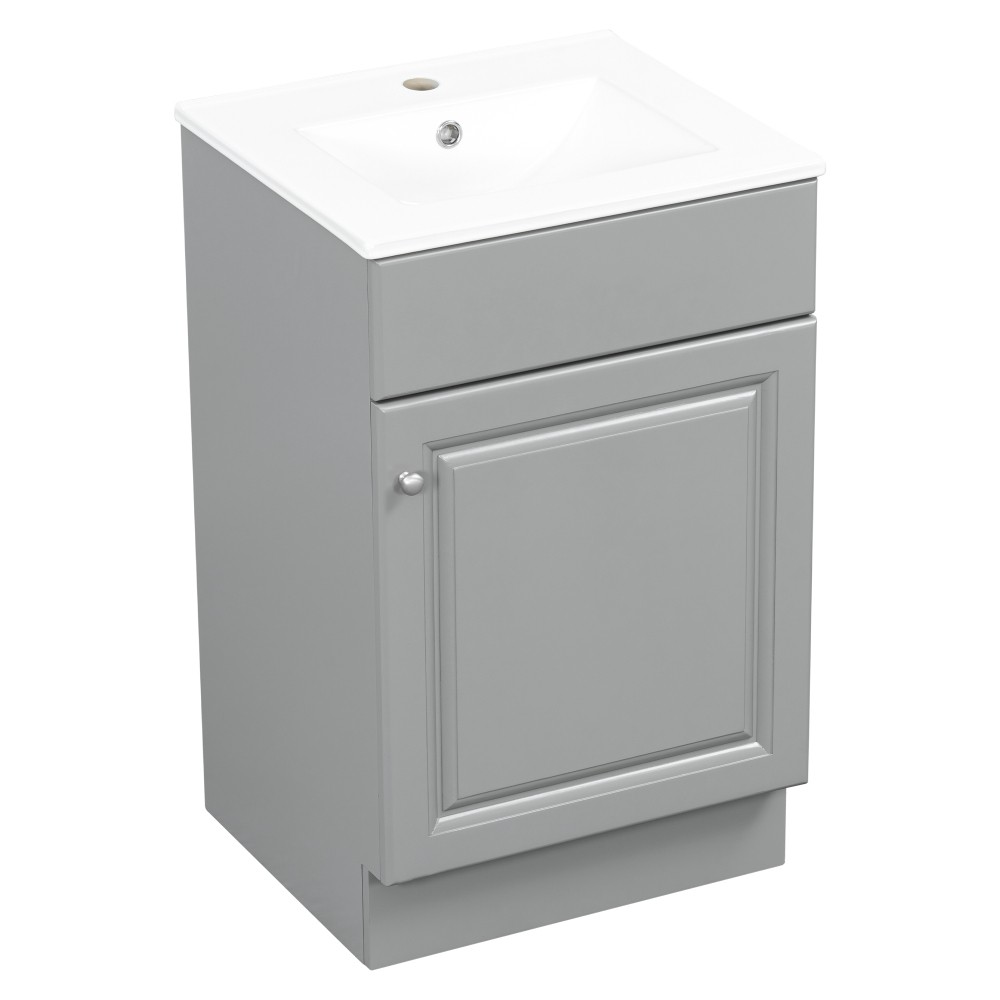 20″ Bathroom Vanity with Sink Vanity Cabinetwith Door Shelf and Adjustable Shelf