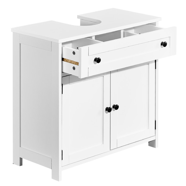 Freestanding Bathroom Under Sink Cabinet White For Bathroom Laundry Room