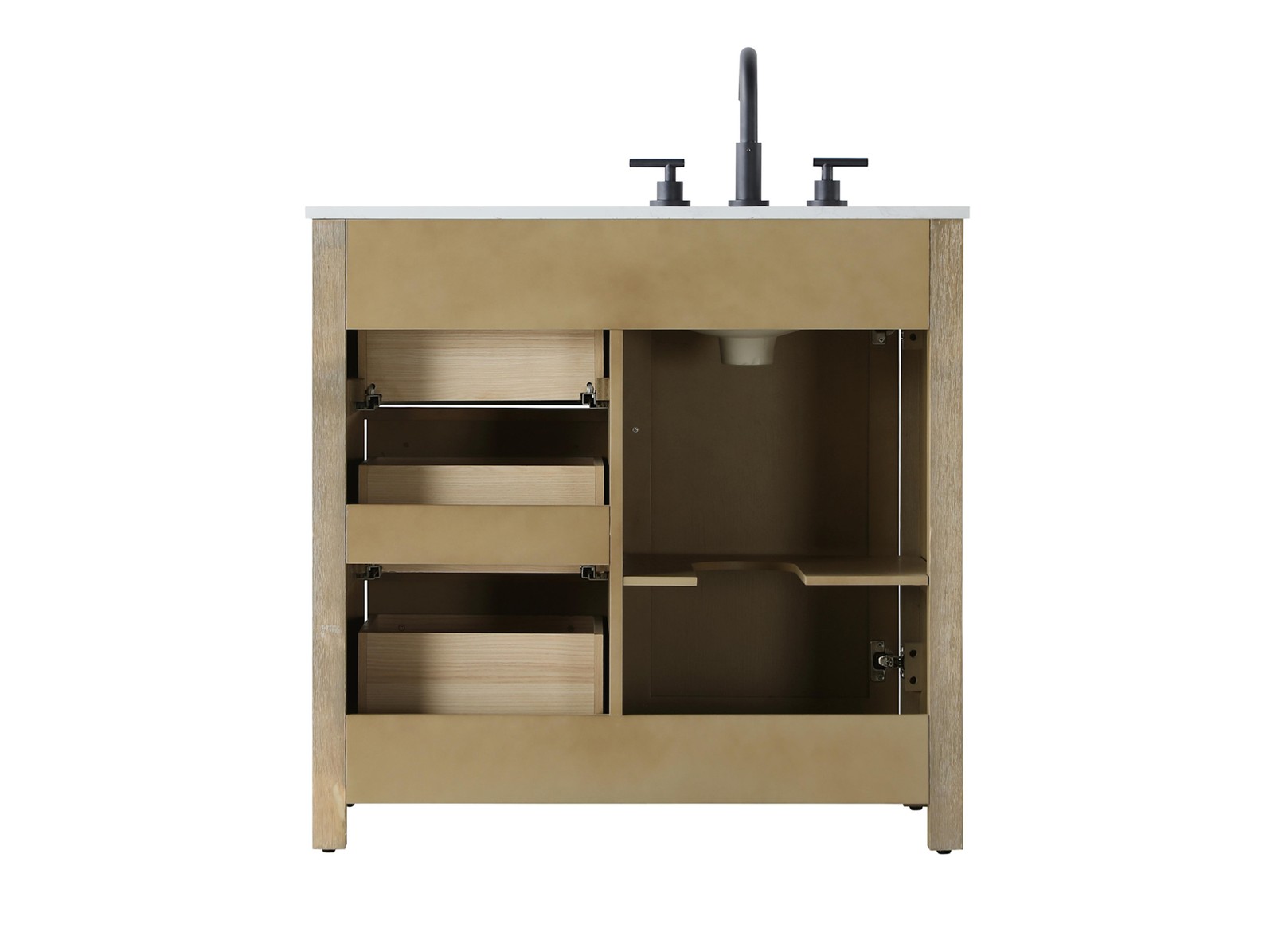 Elegant Lighting VF29536 Alina 36″ – Hazel Oak