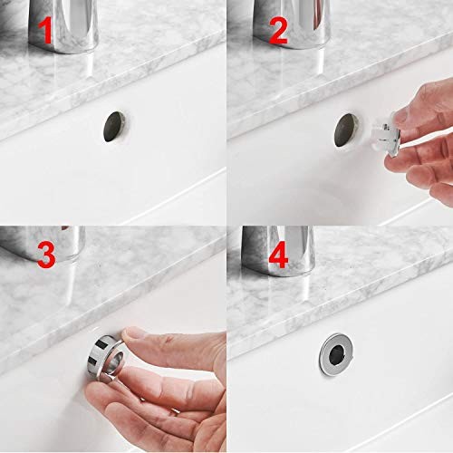 Bathroom Vanity Sink Basin Trim Overflow Cover Round Insert Oil-rubbed Bronze