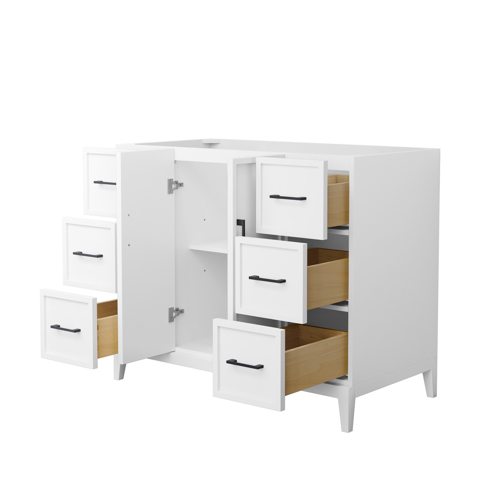 Wyndham Collection WCH717142S-CX-MXX Elan 42″ Single – White / Brushed Nickel