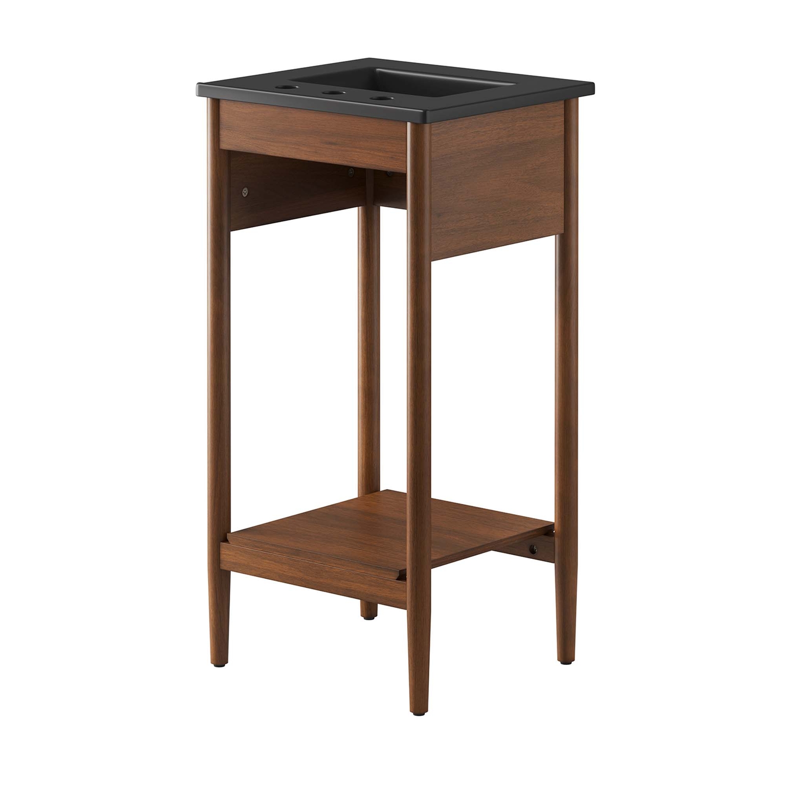 Zaire 18″ Bathroom Vanity in Walnut Black