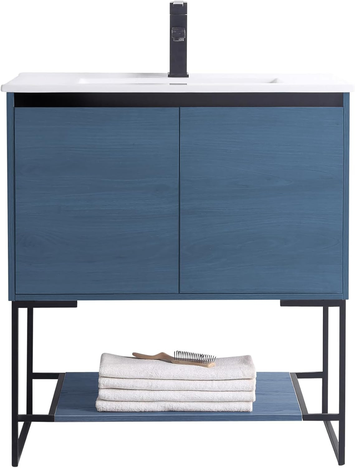 30″ Modern Bathroom Vanity with Sink – Chic Space-Saving Solution