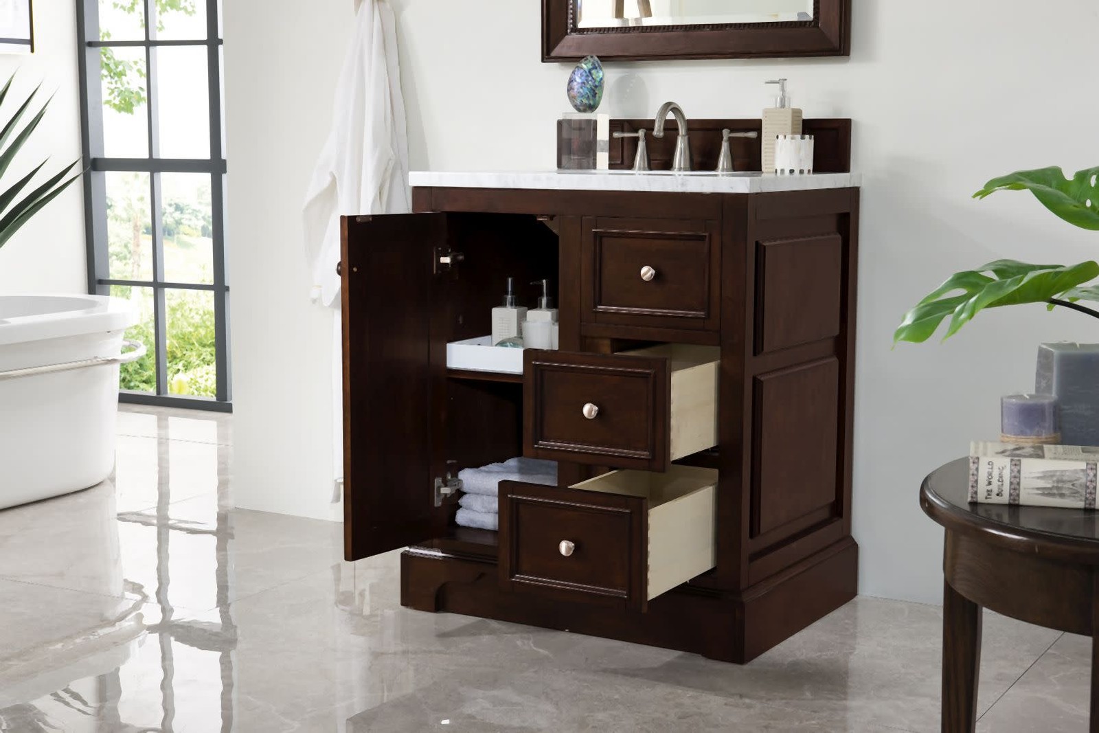 James Martin Vanities 825-V30-3CAR De Soto 32″ – White