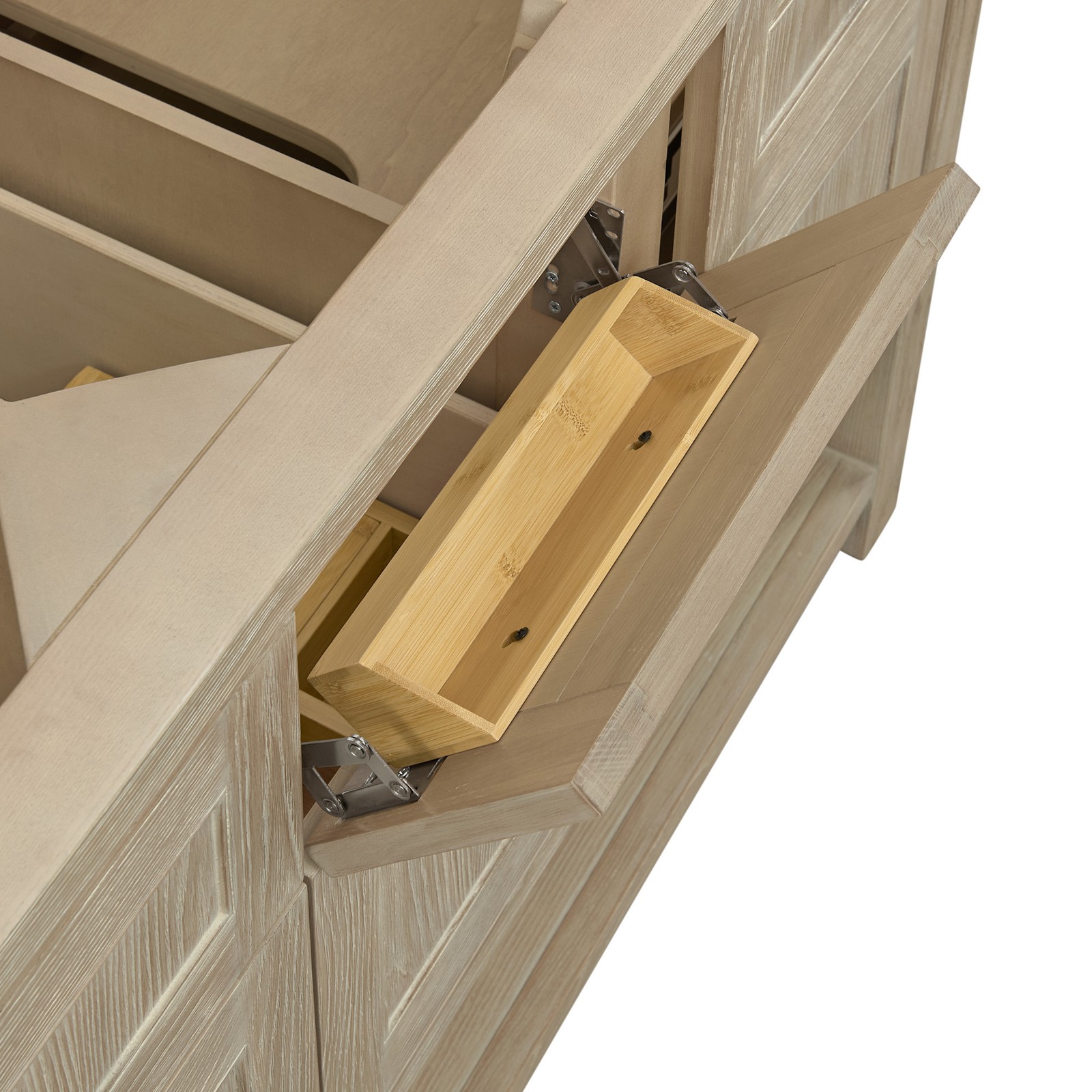 James Martin Vanities 330-V60D-FSFR Breckenridge 60″ – Whitewashed Oak