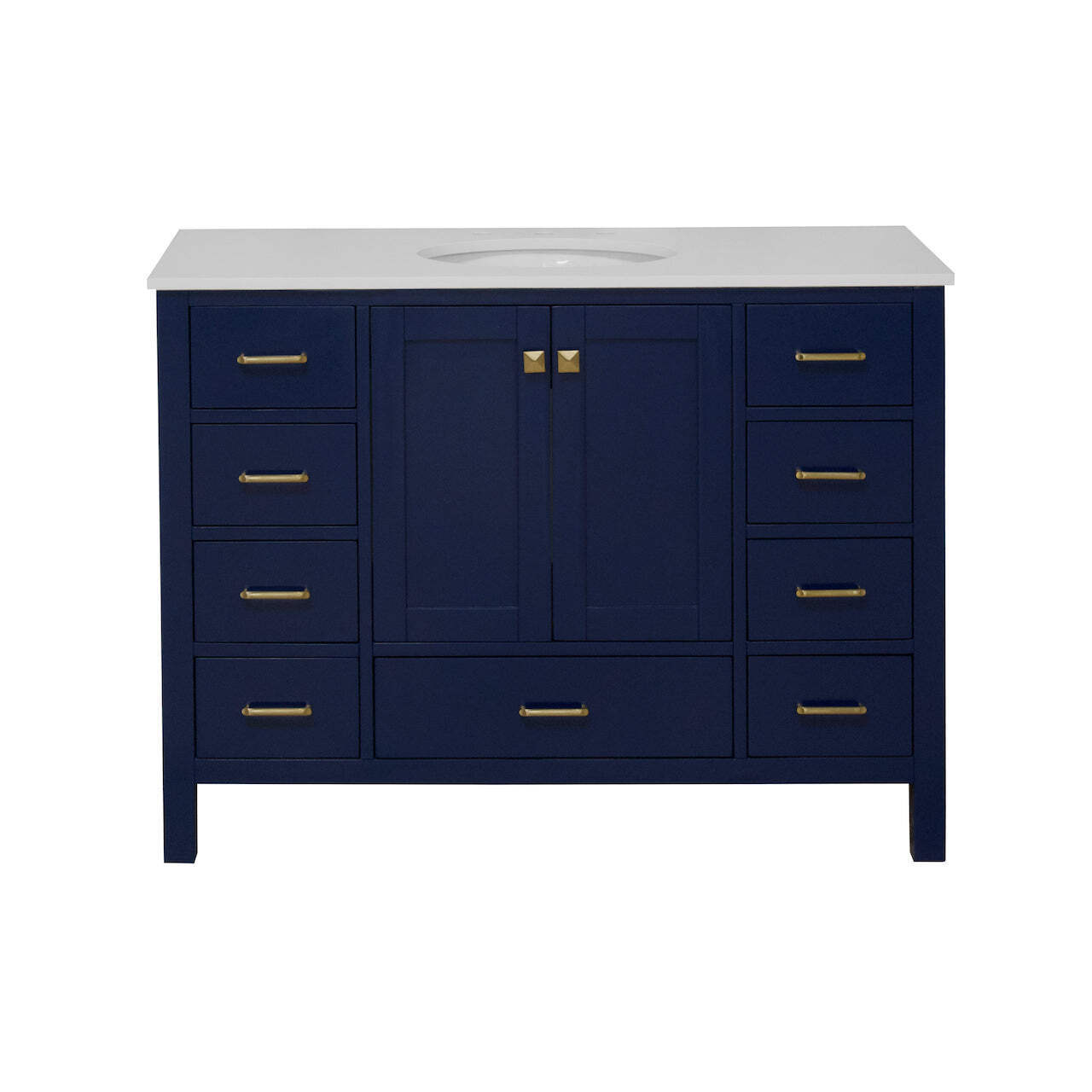 Horizon 48-inch Vanity with Engineered White Top