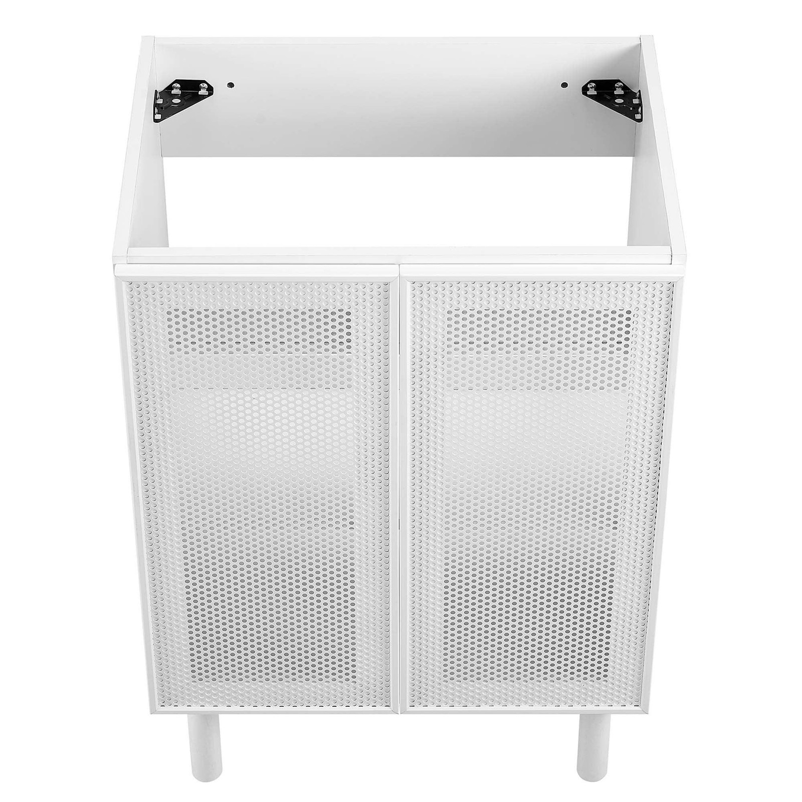 Calla 24″ Perforated Metal Bathroom Vanity Cabinet (Sink Basin Not Included)