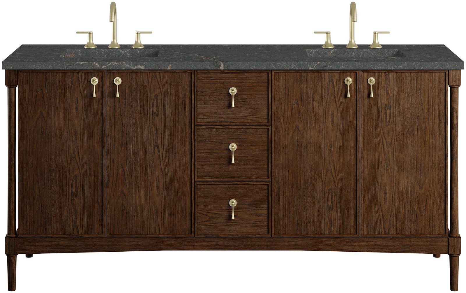 James Martin Vanities D680-V72-3PBL Kinnsden 72″ – Sable Oak