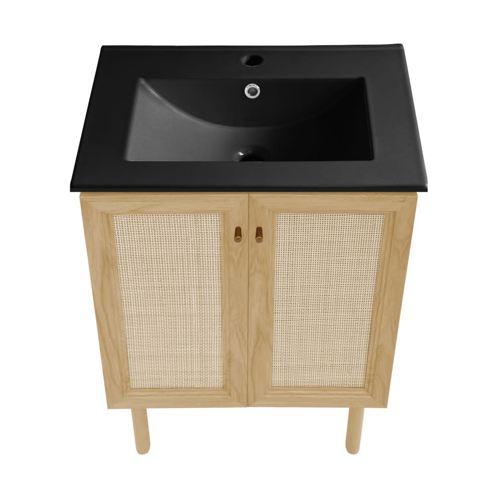 Swiss Madison SM-BV662 Classe 24″ – Black Oak / Matte Black