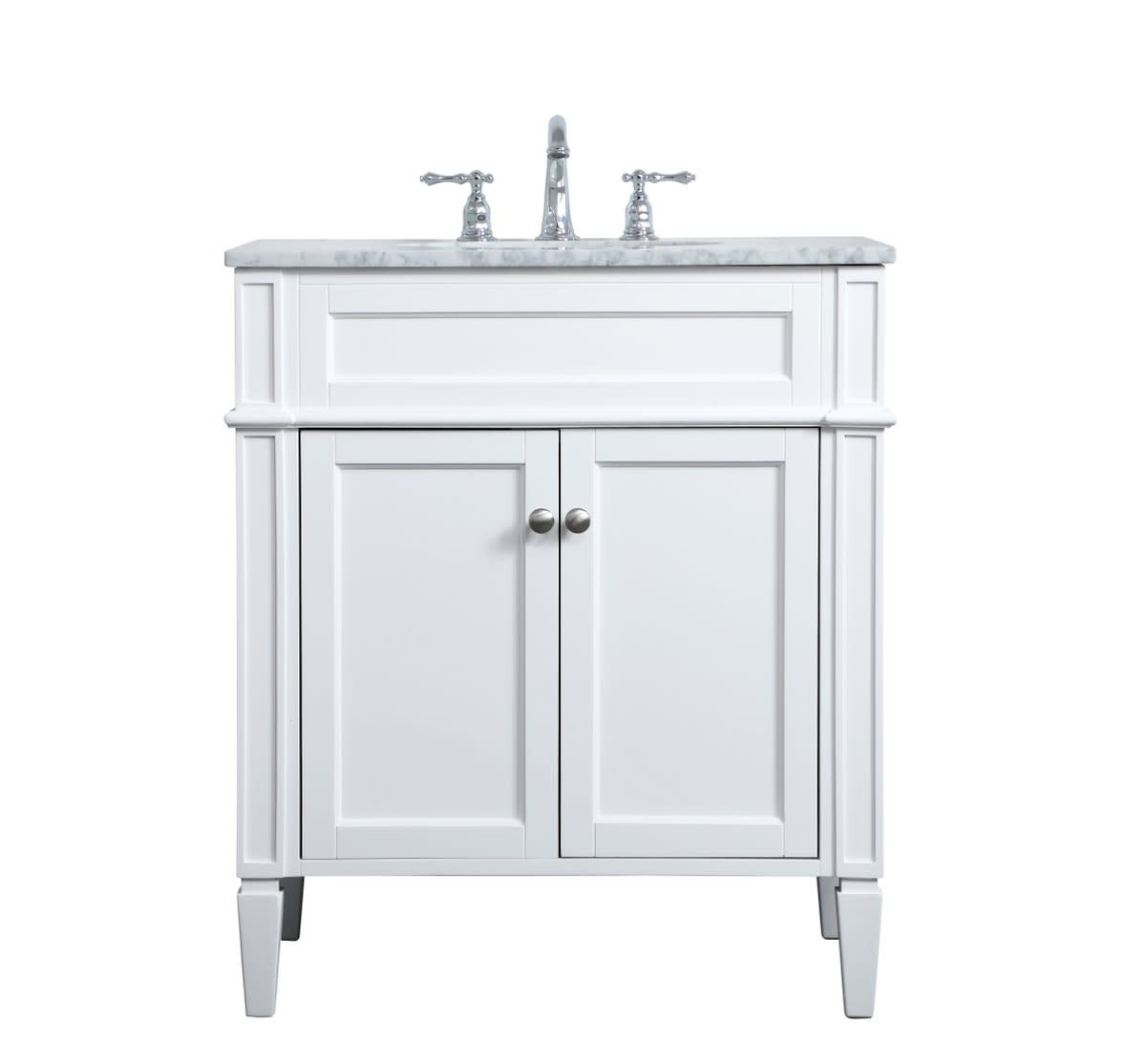 Elegant Lighting VF12530 Park Avenue 30″ – White