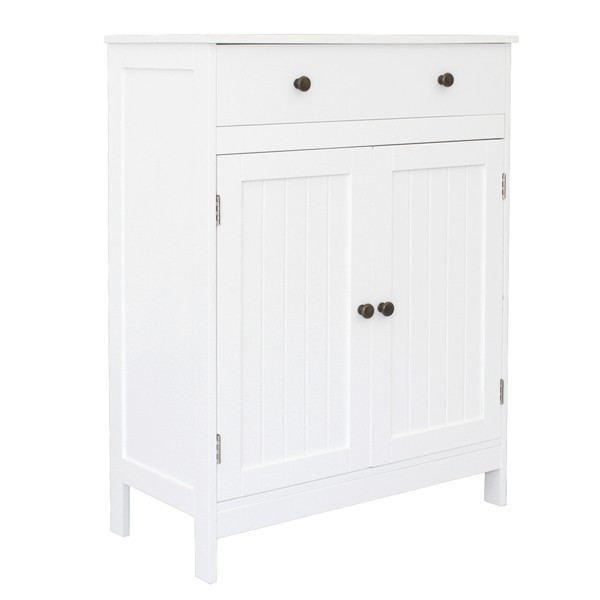 Bathroom Cabinet Storage Drawer Waterproof Hundred Pages Of Double Door & Drawer