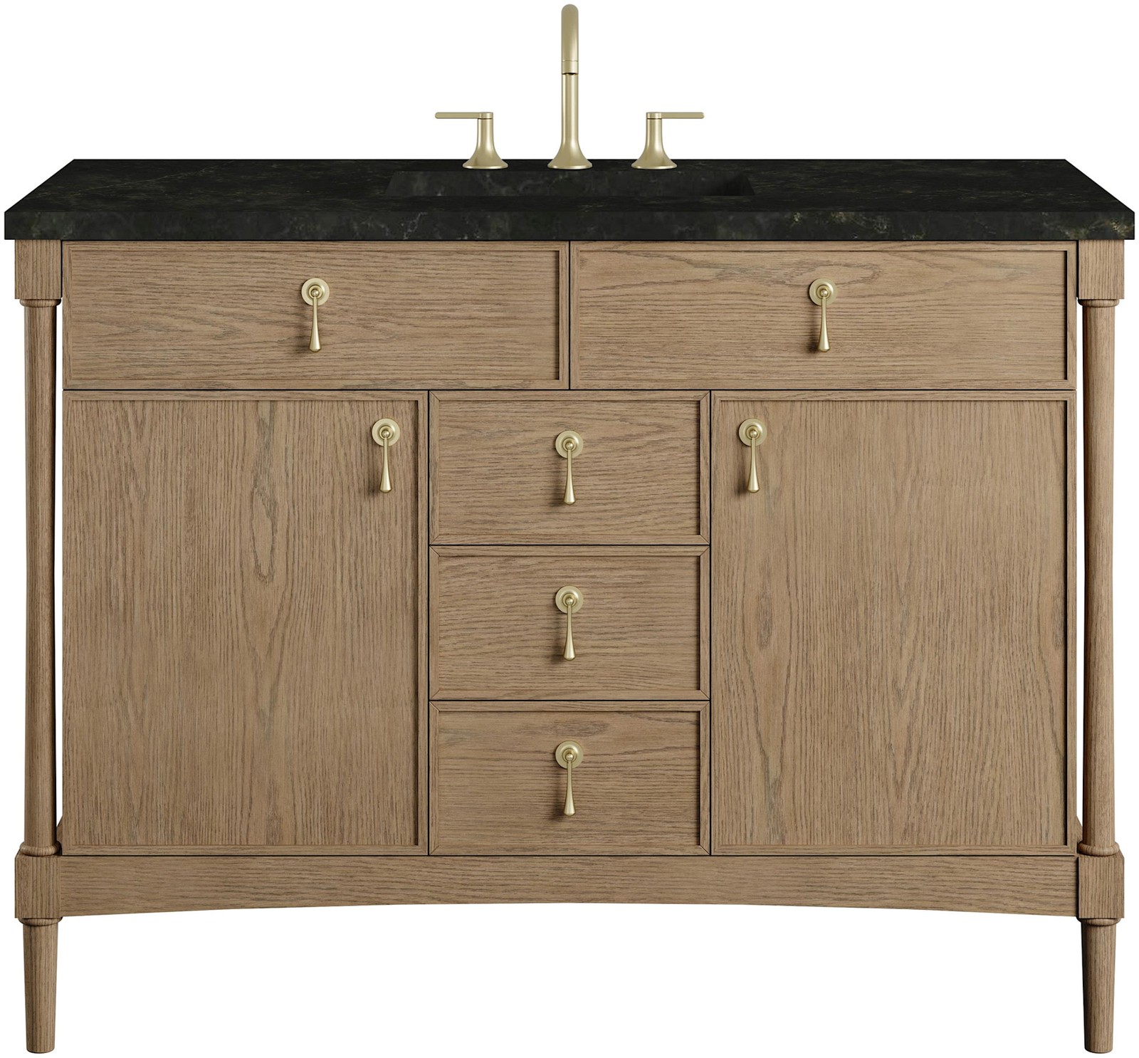 James Martin Vanities D680-V48-3PHT Kinnsden 48″ – Sable Oak