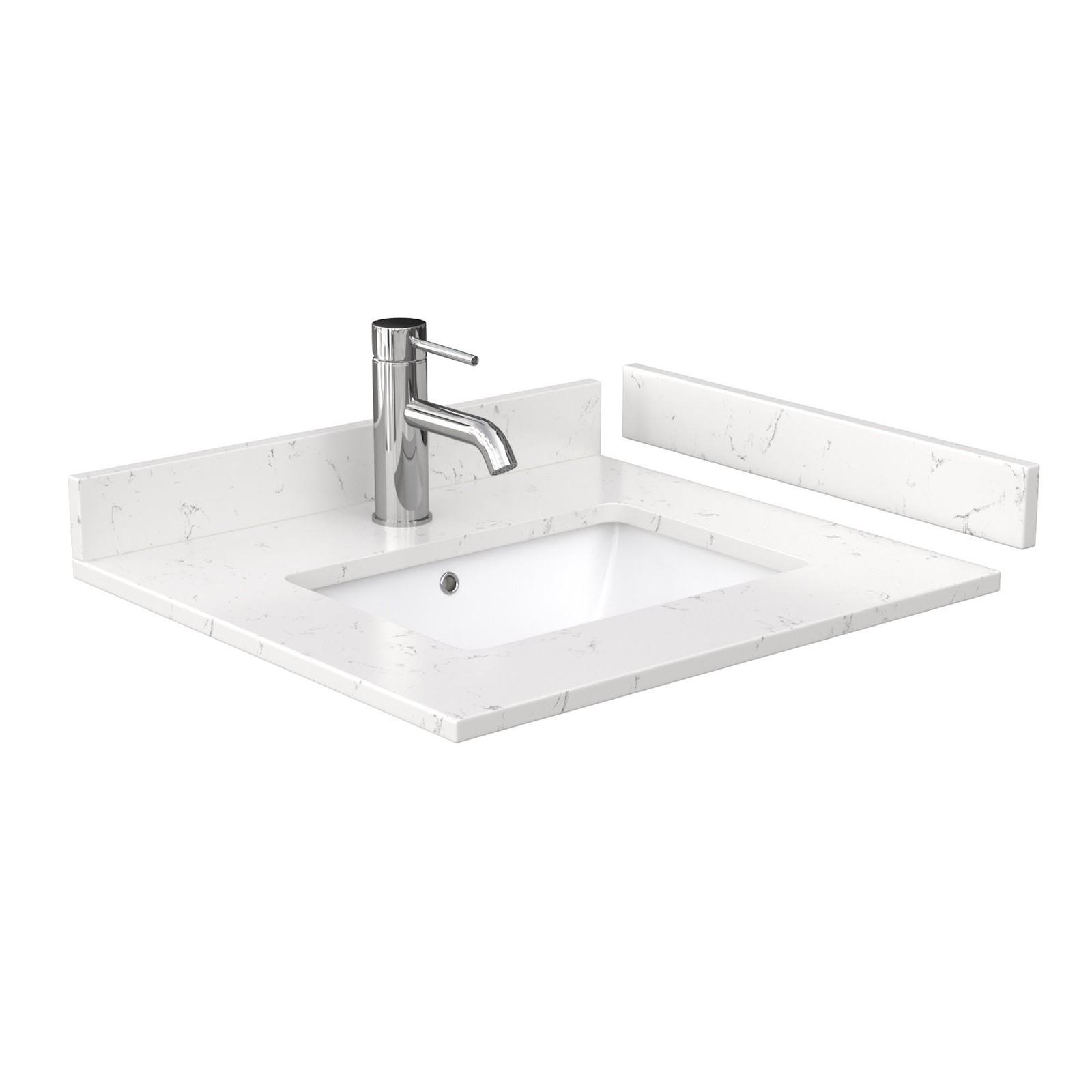 Wyndham Collection WCF9191-24S-VCA-UNSMXX Palmilla 24″ – Natural Oak / Carrara