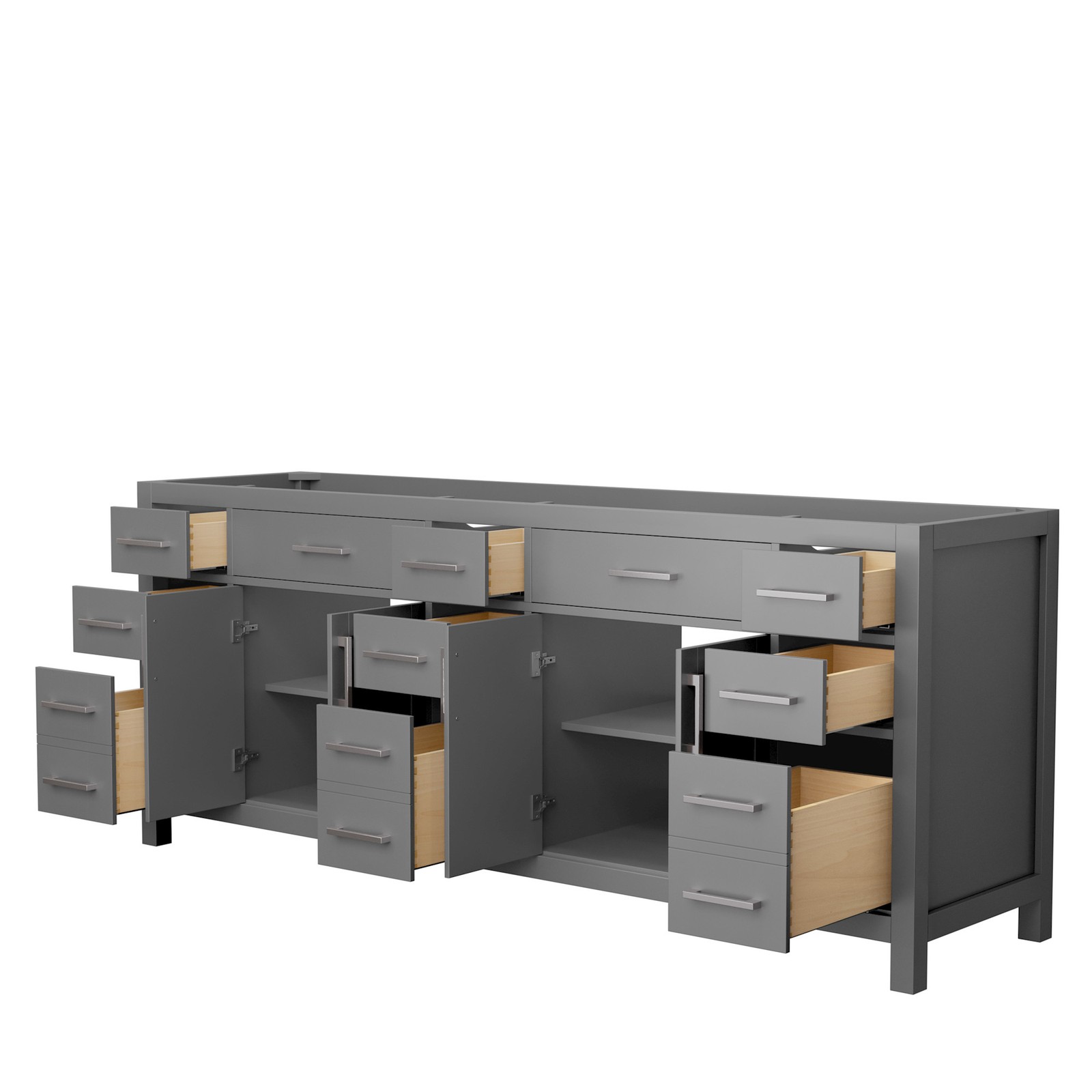 Wyndham Collection WCG242484D-CX-MXX Beckett 83″ Double – Dark Gray / Matte