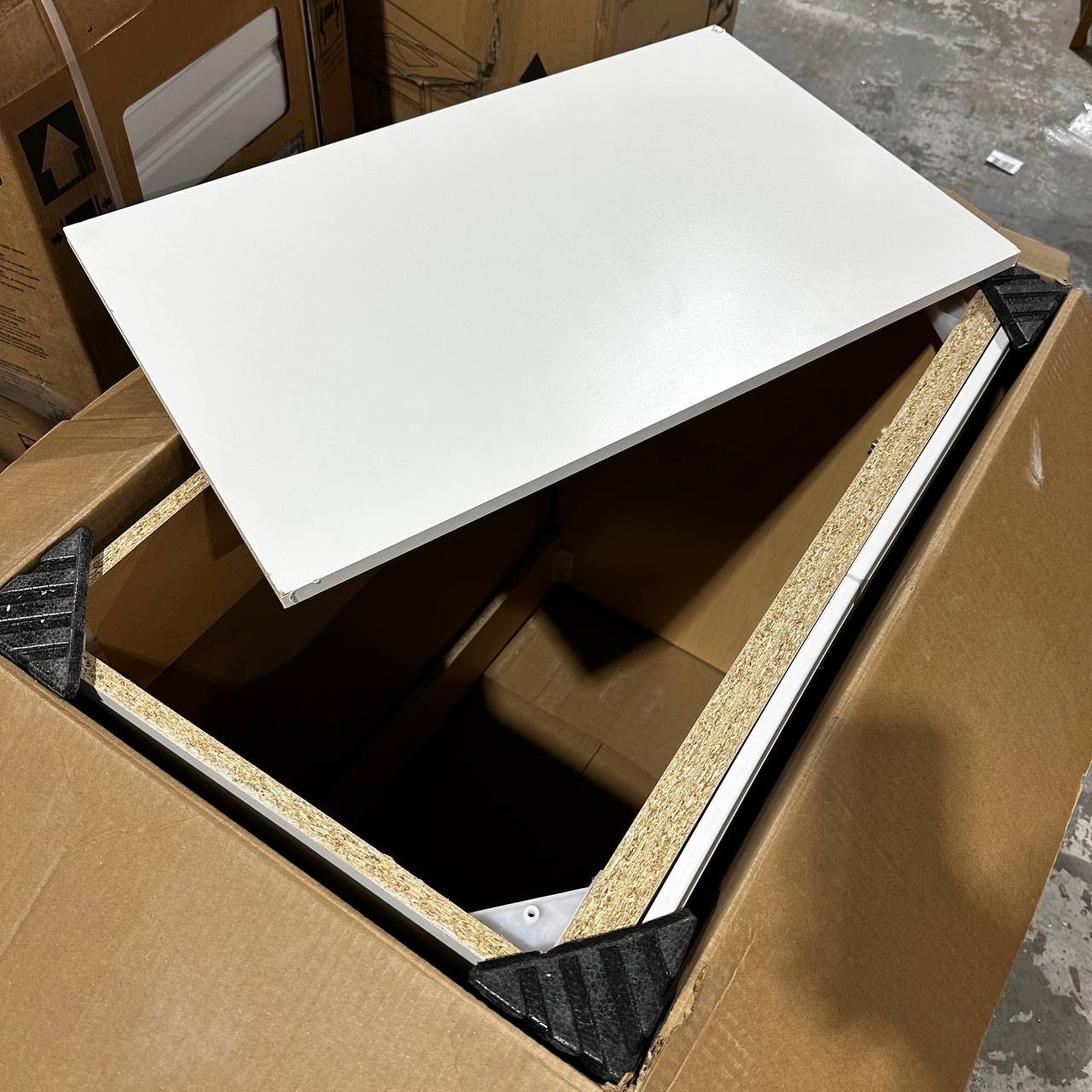 Glacier Bay 31″ Single-Sink Vanity – White with White Cultured Marble Top