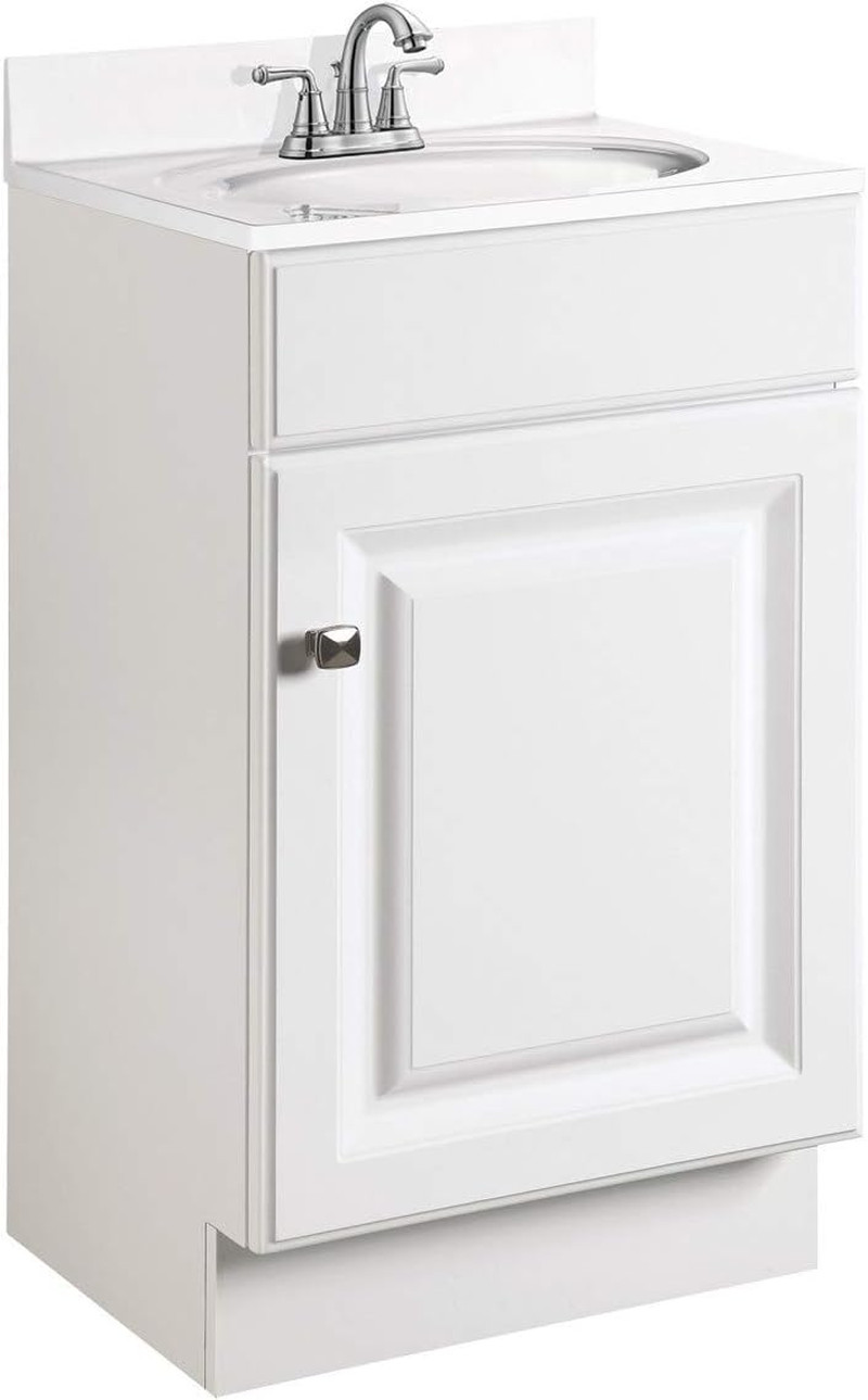 597112 Wyndham Unassembled Bathroom Vanity Cabinet without Top, 18 X 16/1 Door,