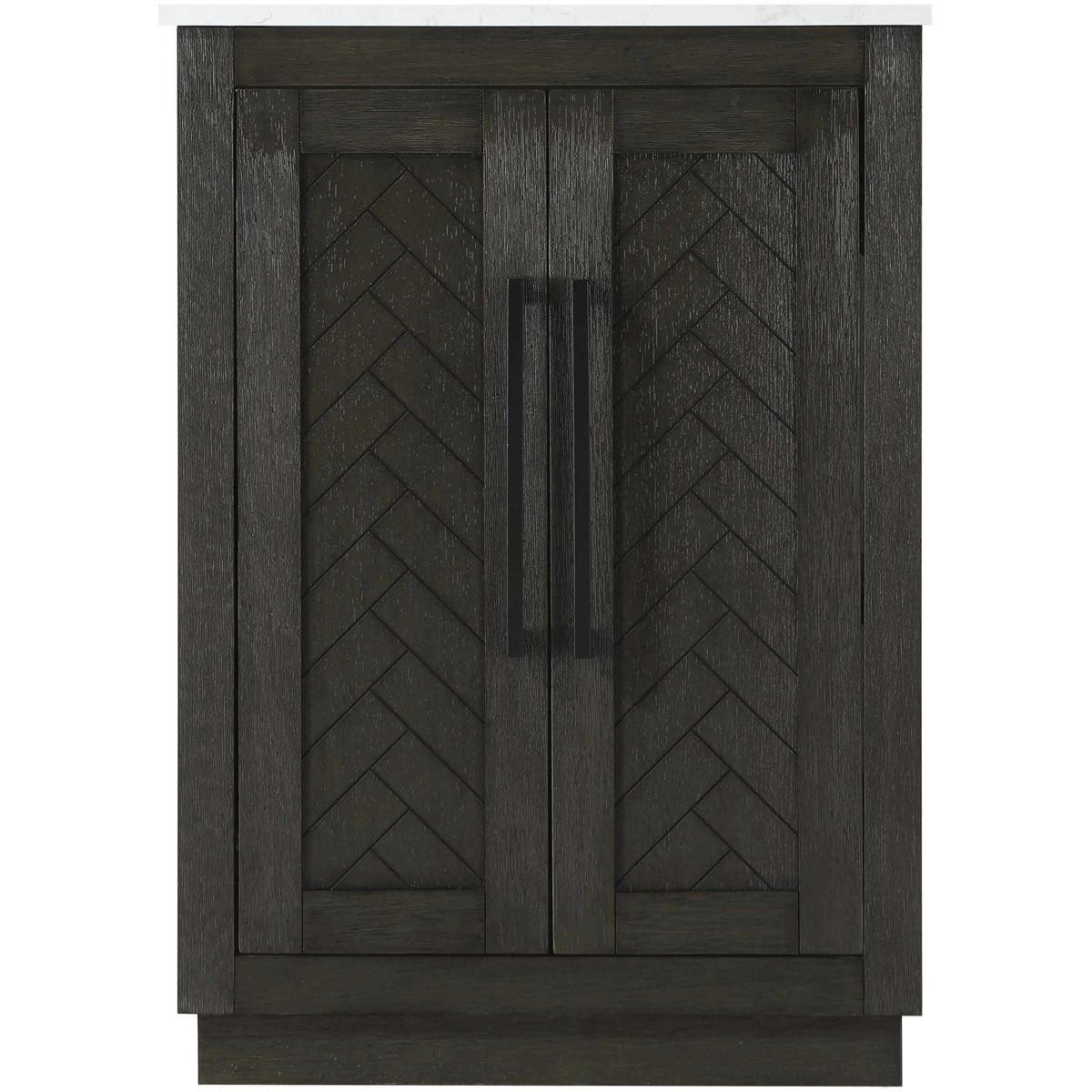 Elegant Lighting VF29024CO Chase Vanity Chocolate Oak