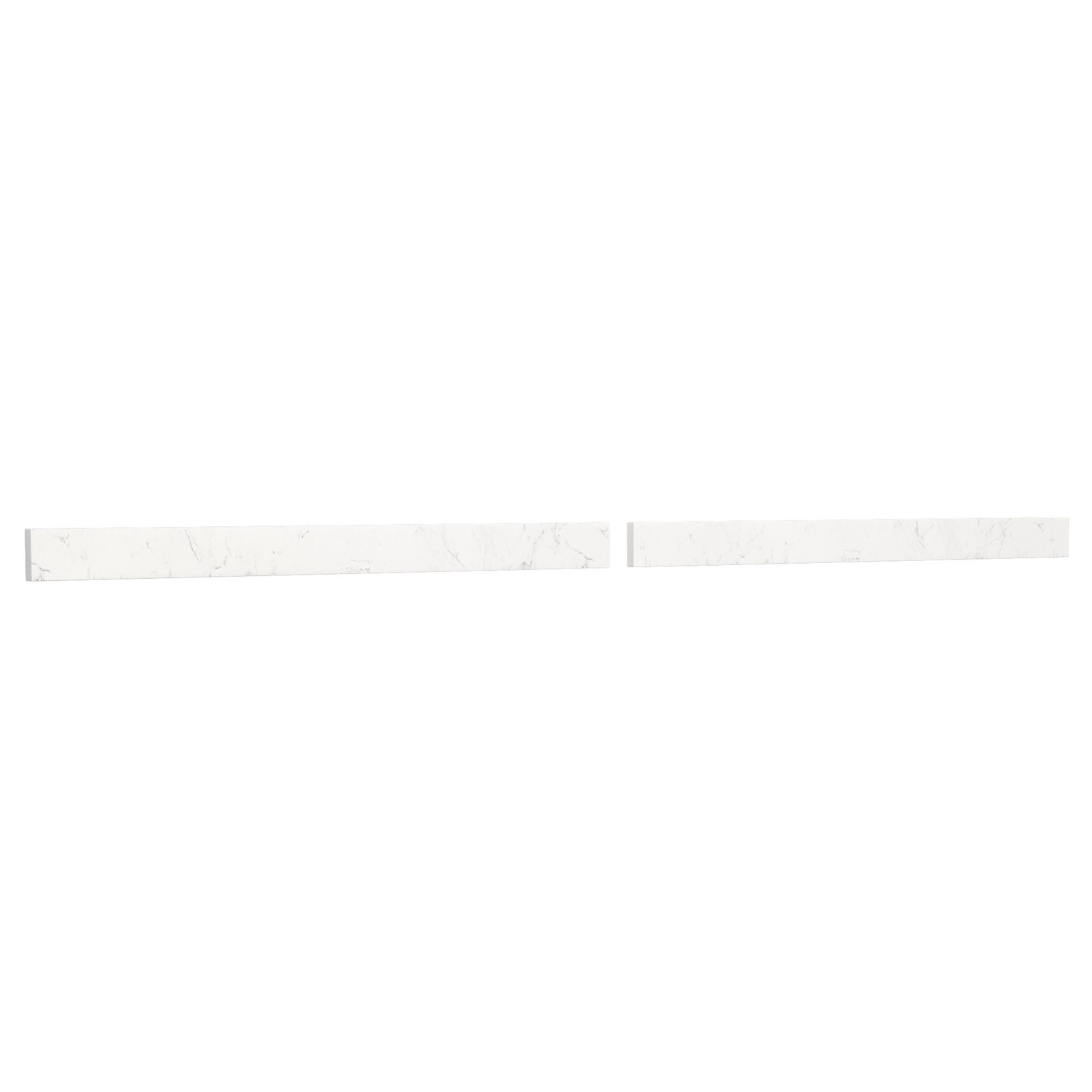 Wyndham Collection WCFVCA184BS 84″ x 3″ Backsplash – Carrara Cultured Marble