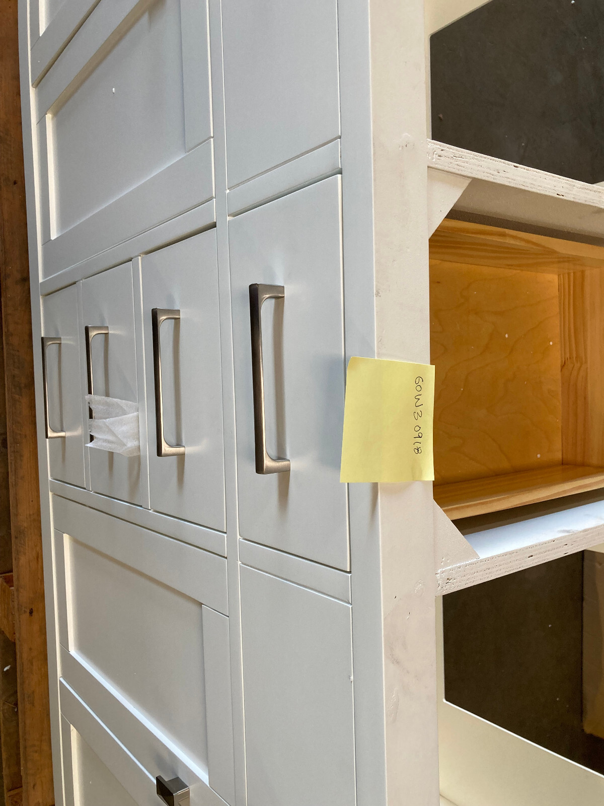 60″ White, Solid Wood, Double Vanity (No Countertop), LOCAL PICKUP ONLY (CA)