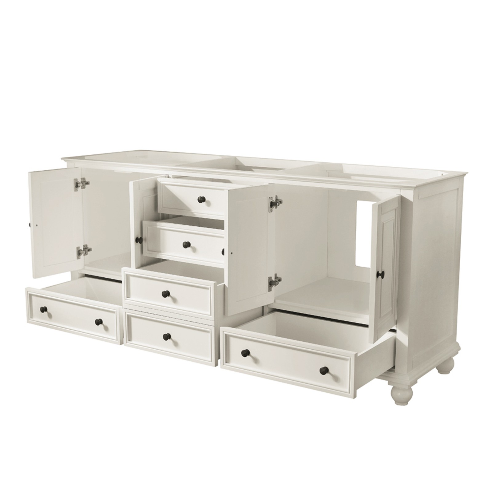 Avanity THOMPSON-V72 White Thompson 72″ Vanity Cabinet Only
