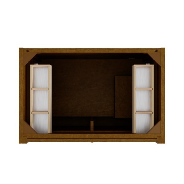 36″ James Martin Bellshire 660-V36-HNO Single Vanity Cabinet Honey Oak