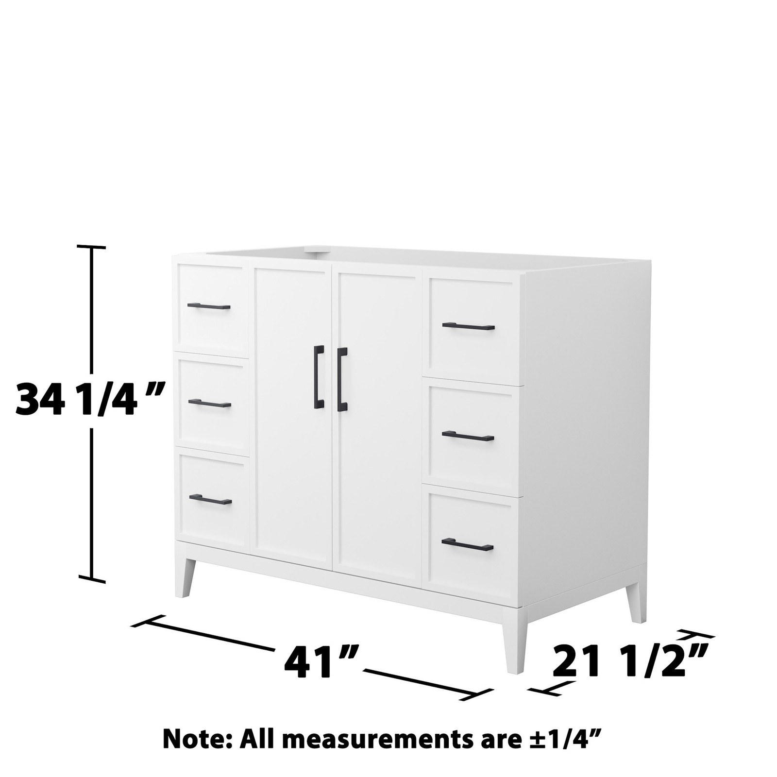 Wyndham Collection WCH717142S-CX-MXX Elan 42″ Single – White / Brushed Nickel