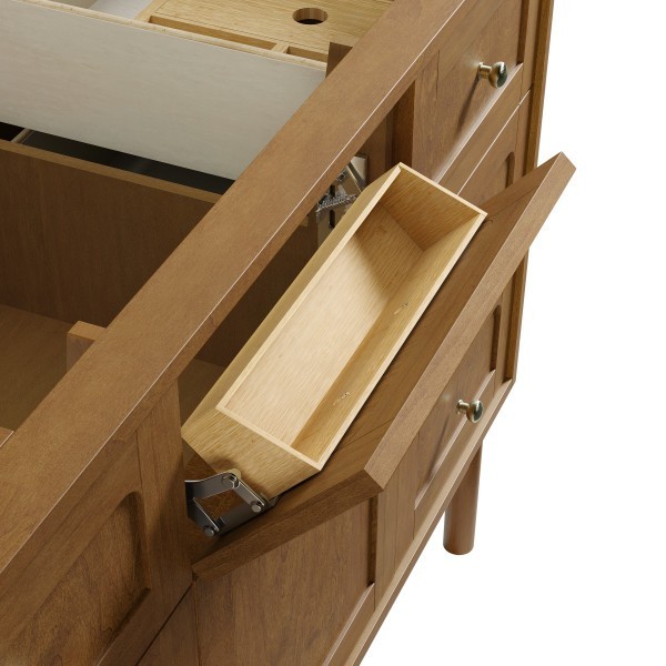 48″ James Martin Laurent 545-V48-HNO Single Vanity Cabinet Honey Oak
